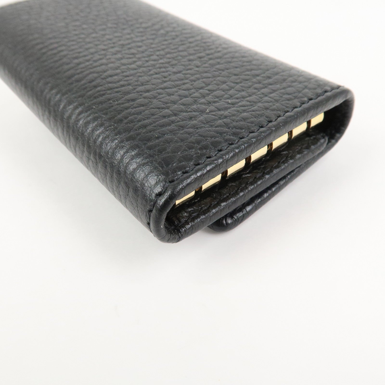 GUCCI GG Marmont Logo Leather 6 Key Case 456118