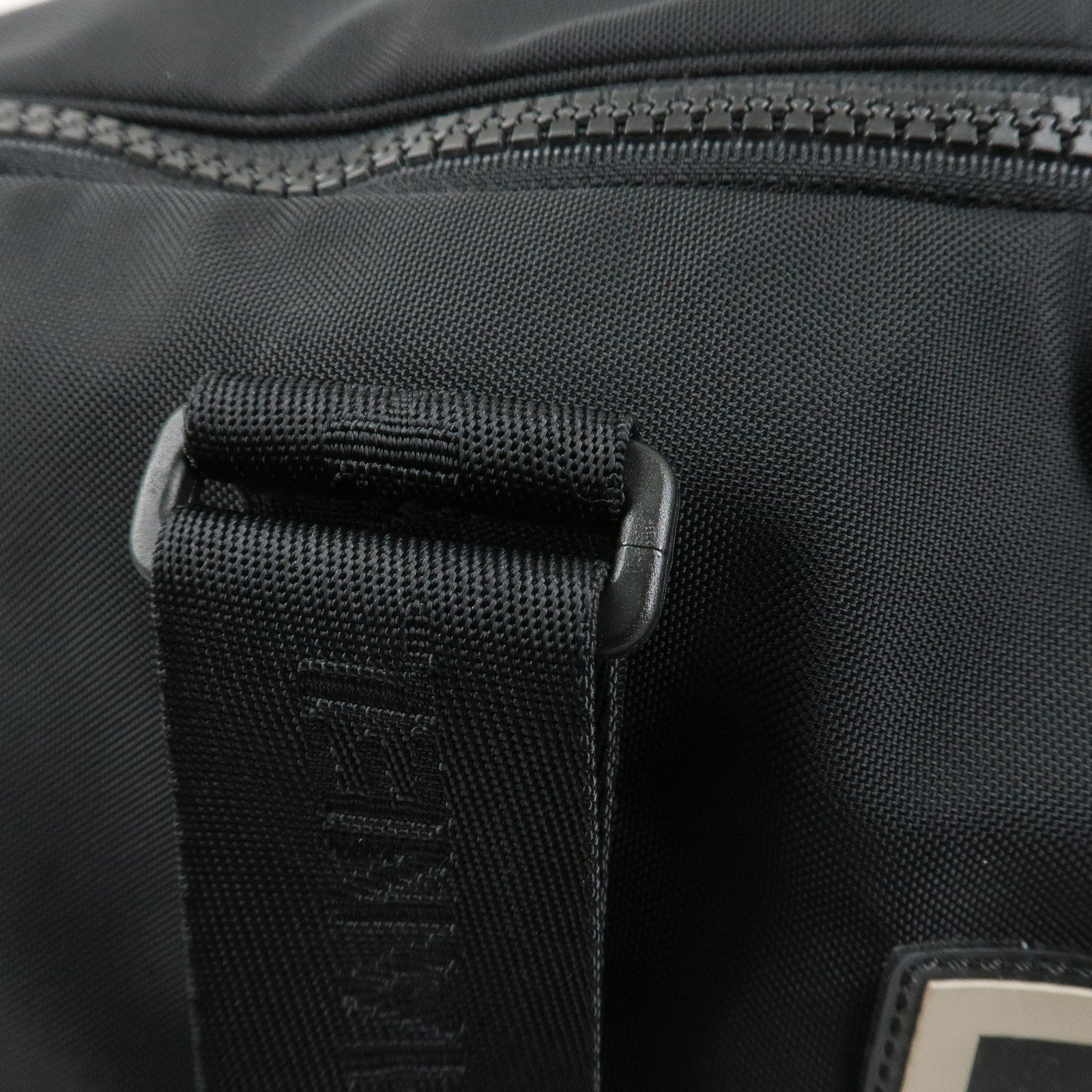 CHANEL Sport Line COCO Mark Nylon Boston Bag Shoulder Bag Black