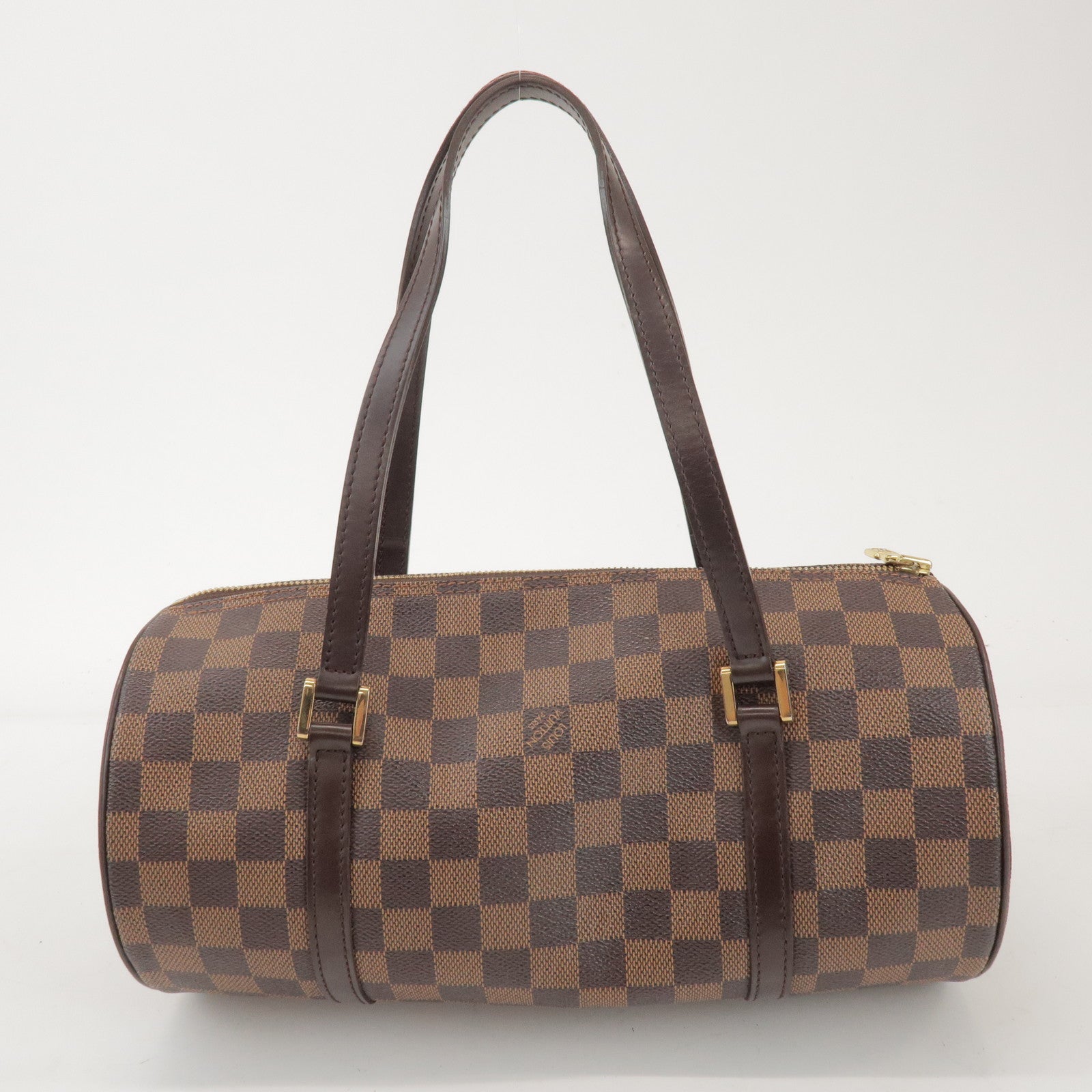 Louis Vuitton Damier Ebene Papillon 30 Hand Bag Brown N51303