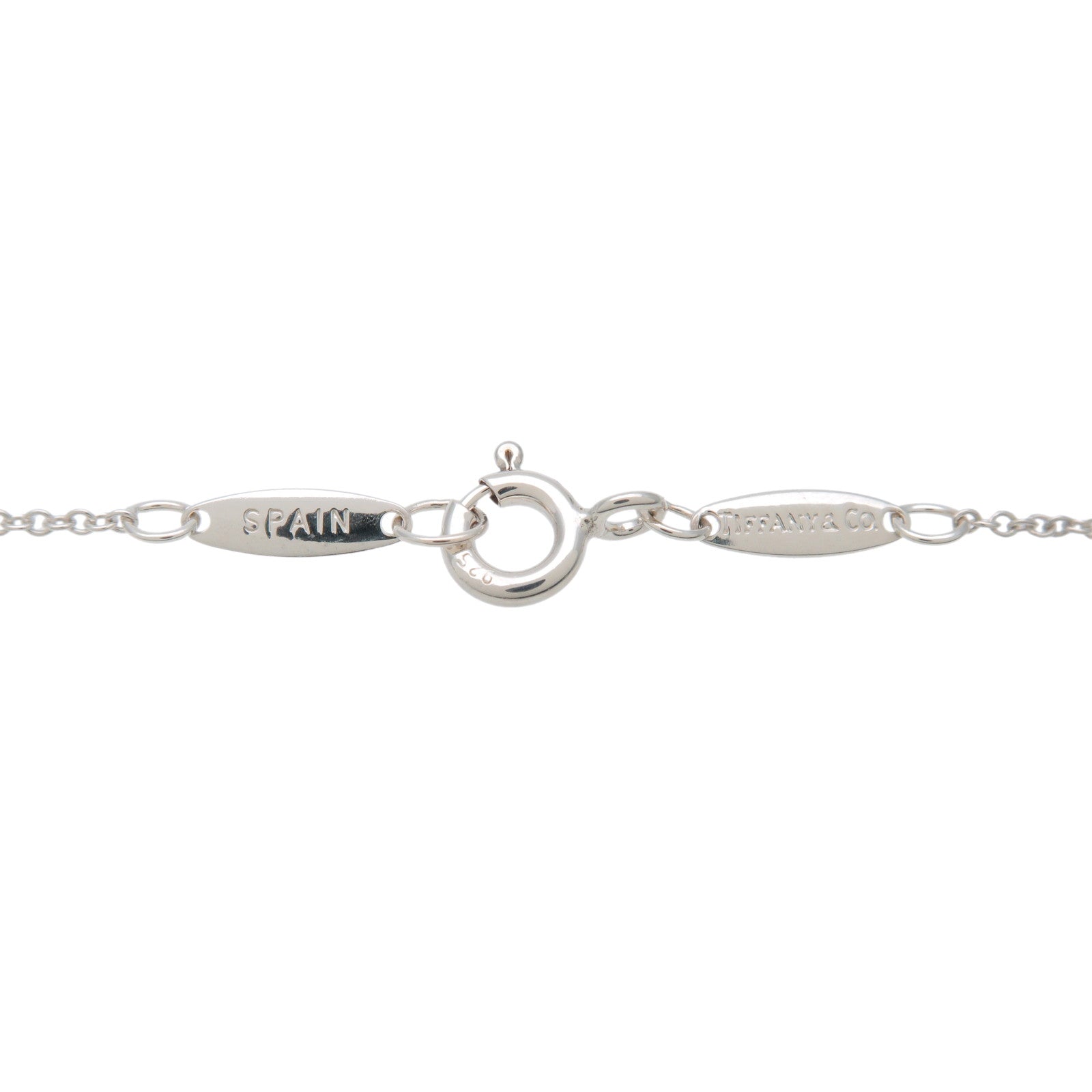 Tiffany & Co Elsa Peretti By the Yard 1P Diamond 0.03ct Necklace