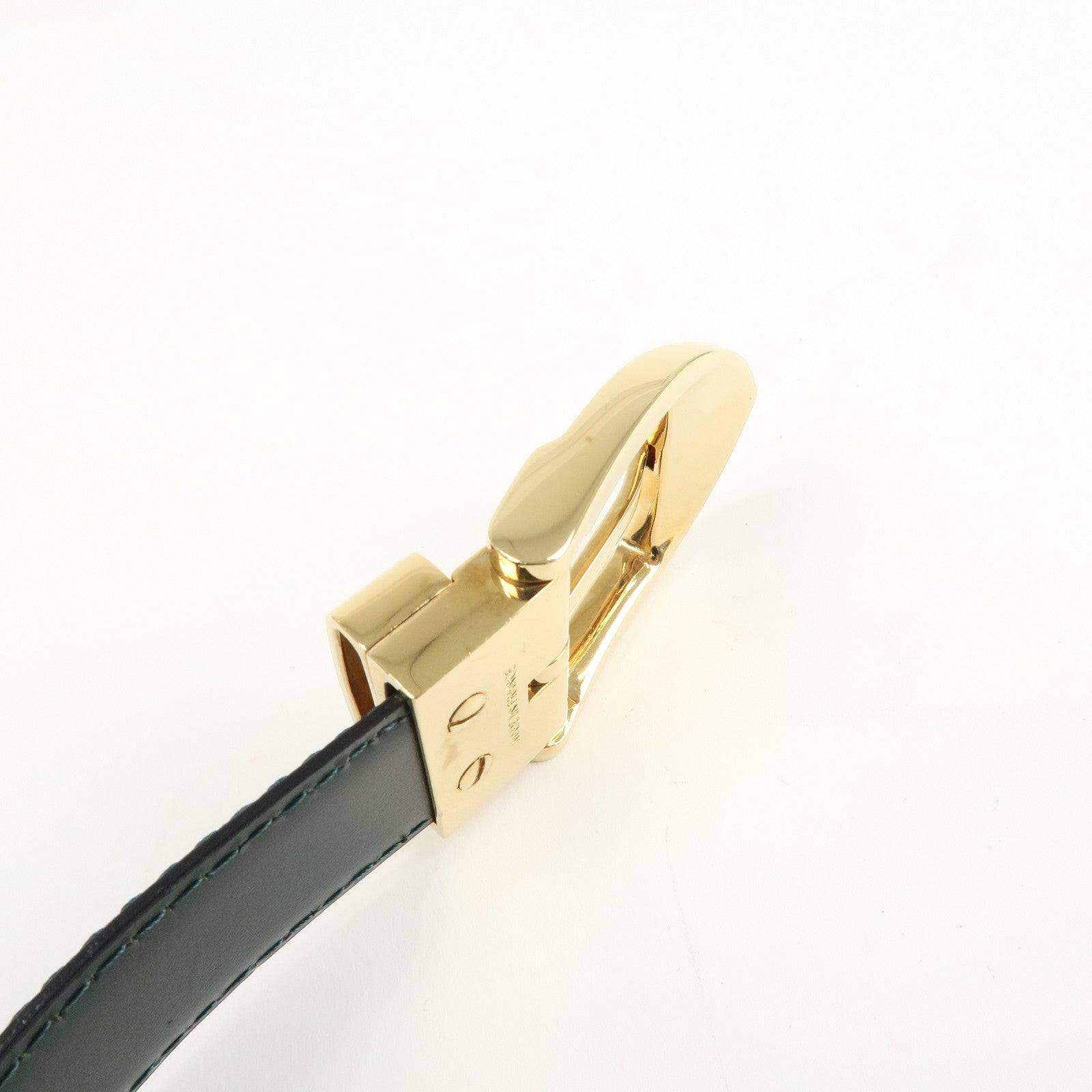 Louis Vuitton Taiga Leather Ceinture Belt Epicea M6845V