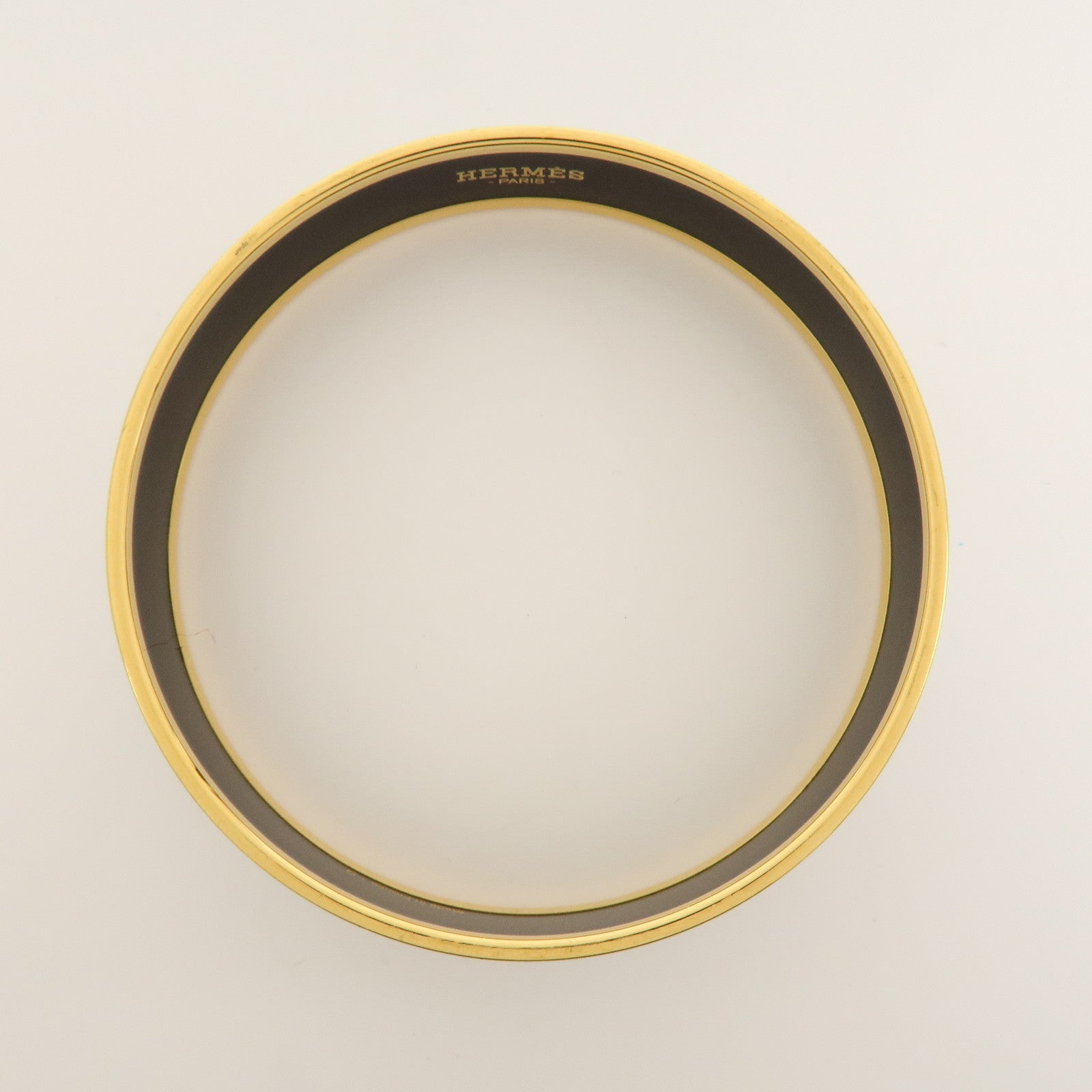 HERMES Email PM Bracelet Bangle White