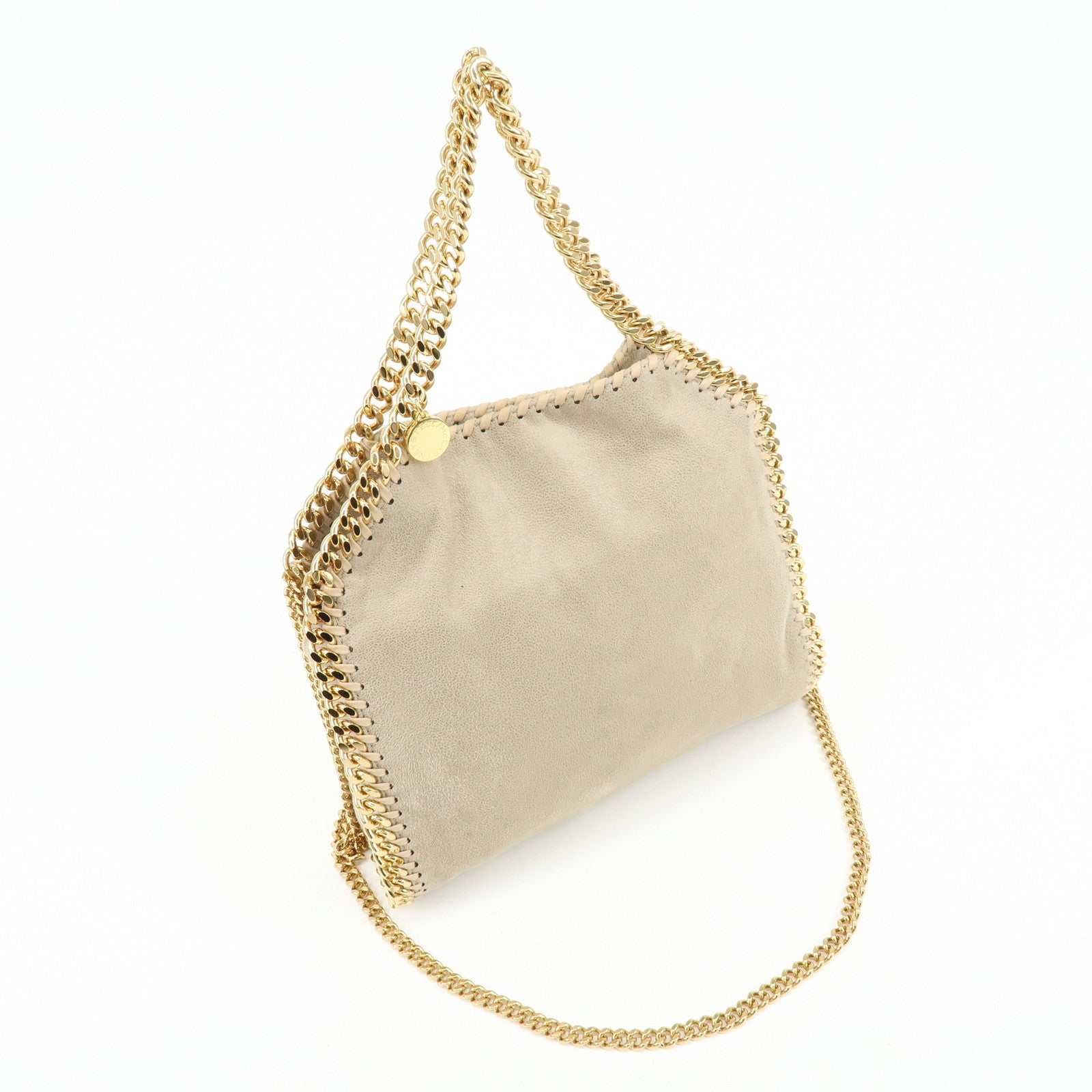STELLA MCCARTNEY Polyester Shoulder Bag Crossbody Bag Beige