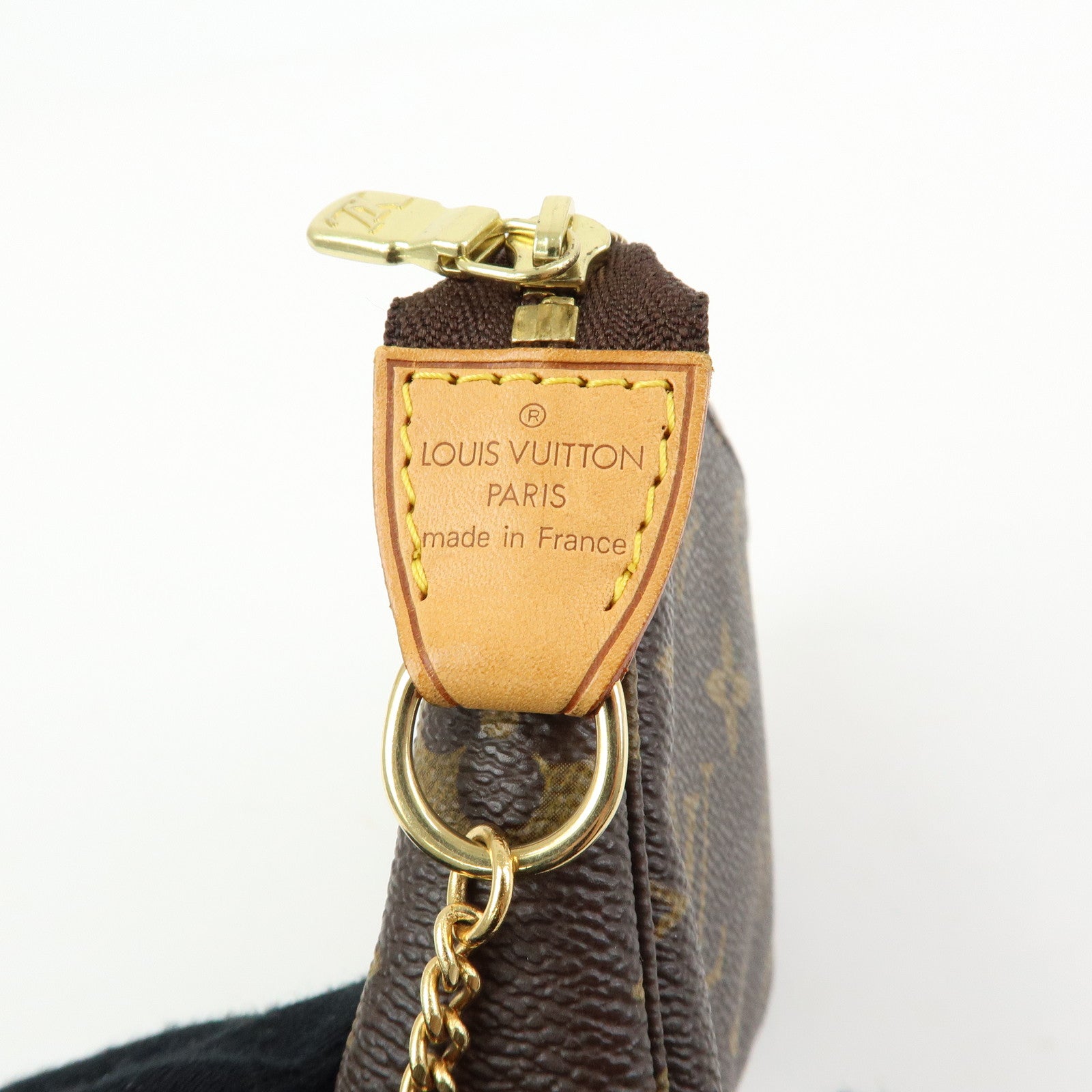 Louis Vuitton Monogram Mini Pochette Accessoires Hand Bag M58009