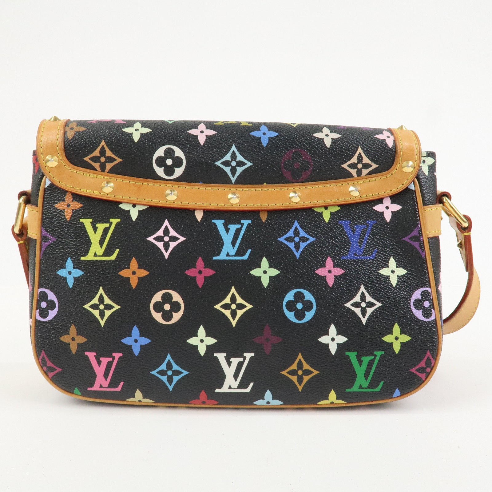 Louis Vuitton Monogram Multicolor Sologne Shoulder Bag Noir M92639