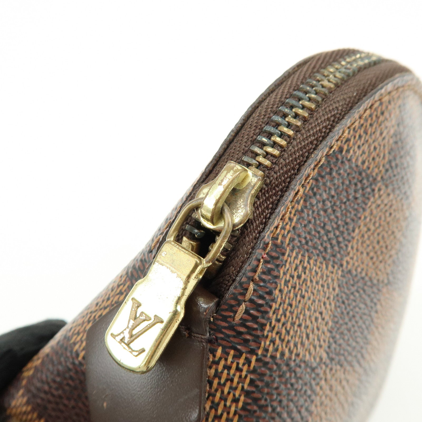 Louis Vuitton Damier Pochette Cosmetic PM Pouch Brown N47516