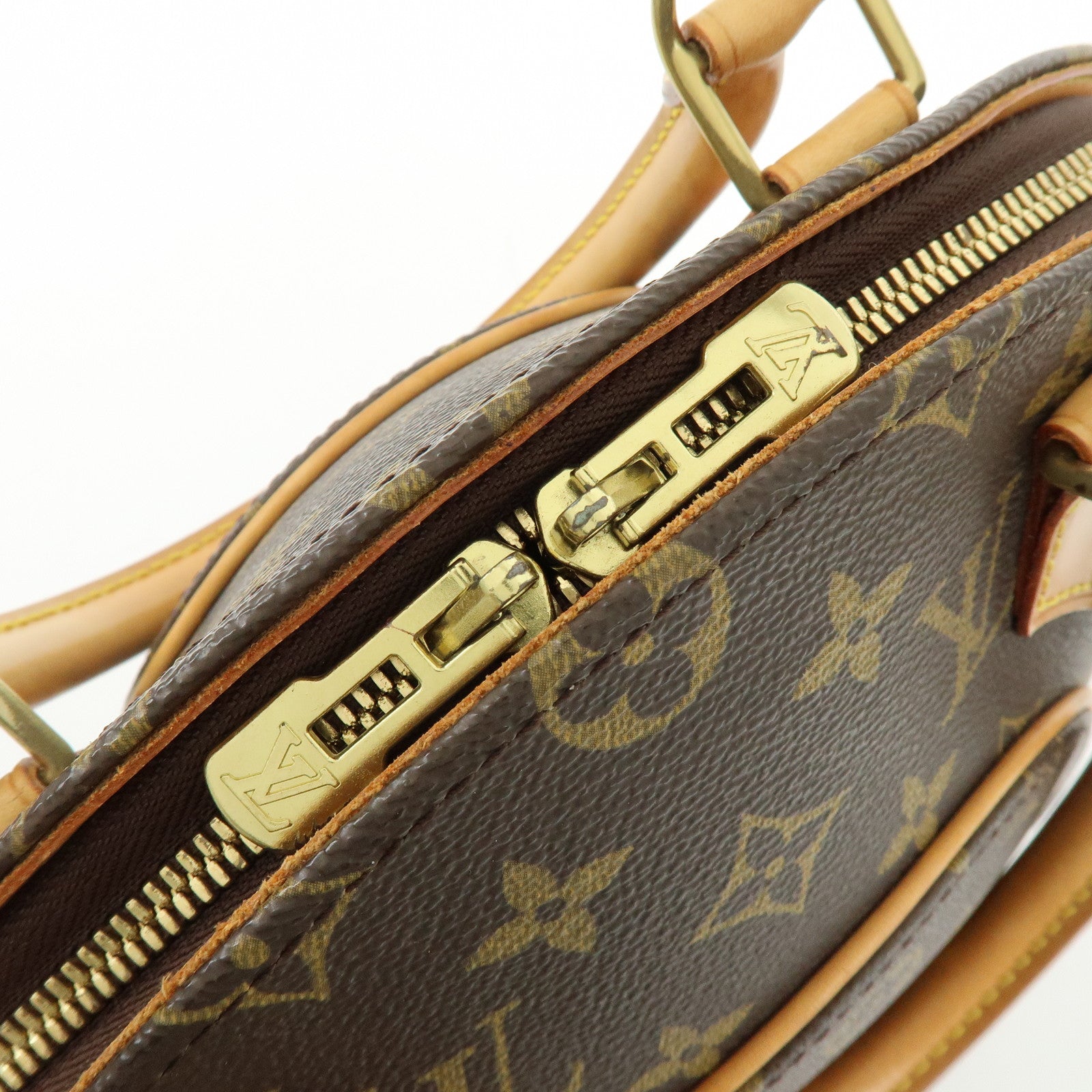 Louis Vuitton Monogram Ellipse PM Canvas Hand Bag Brown M51127