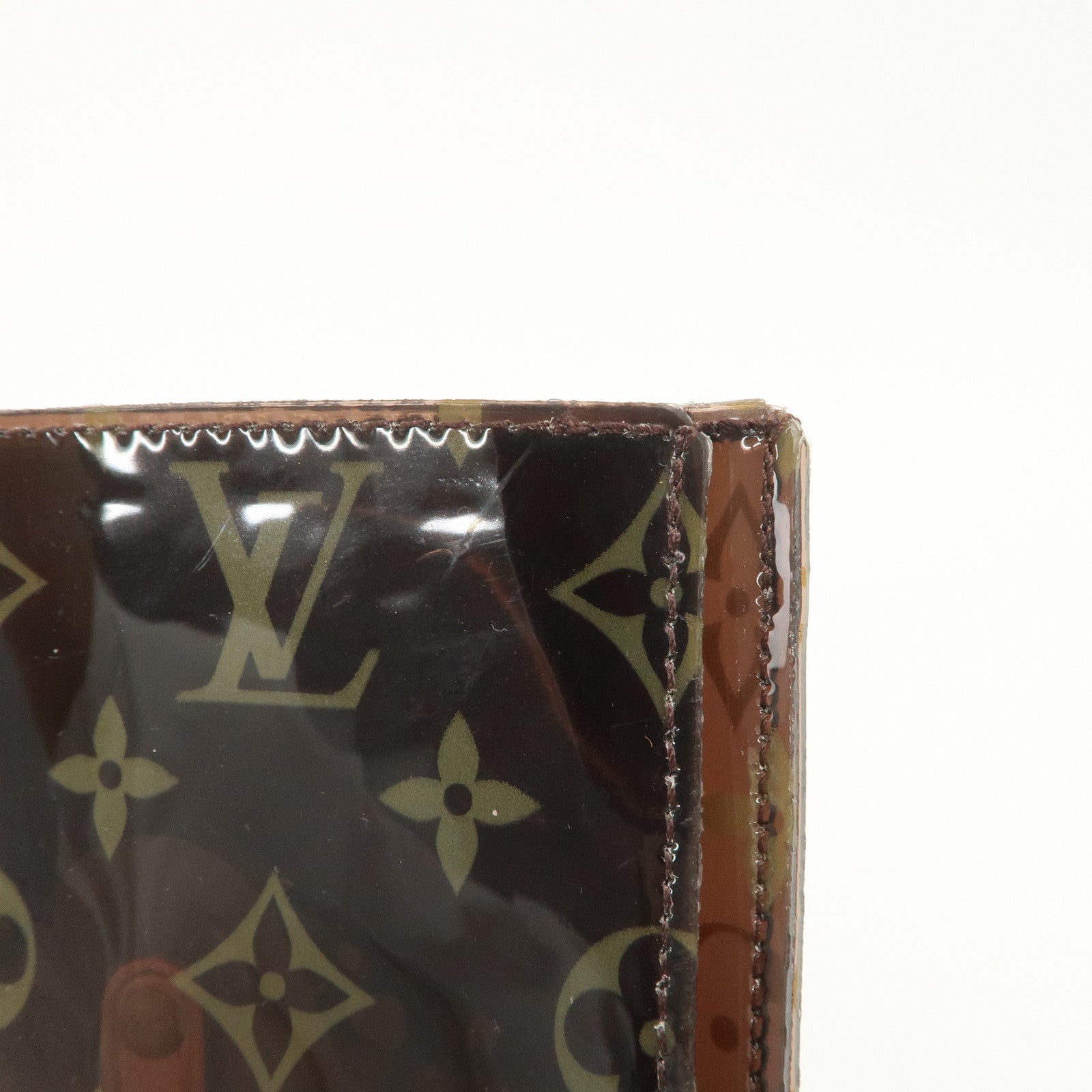 Louis Vuitton Monogram Cabas Cruise Vinyl Tote Bag Brown M50500 Used