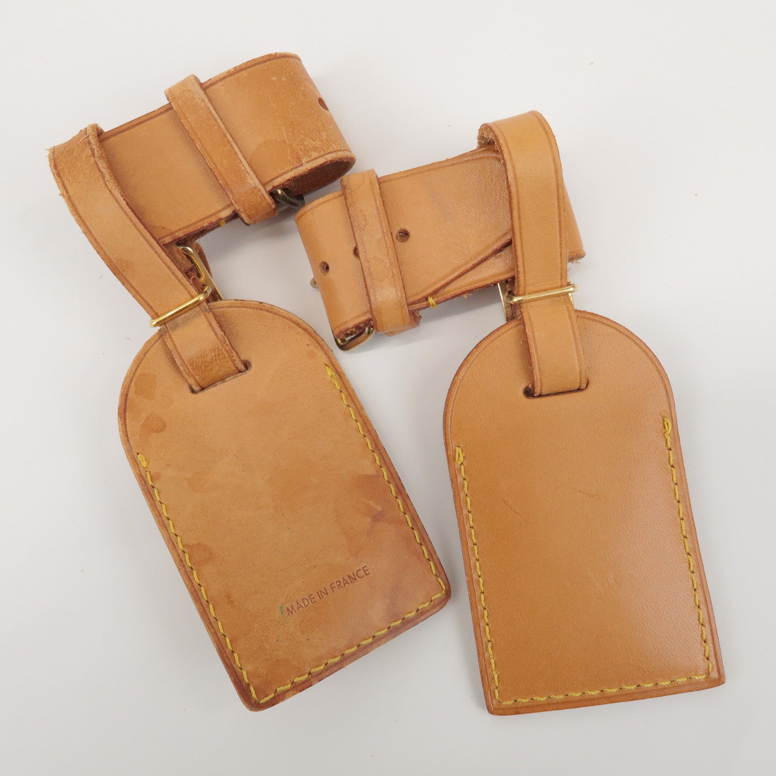 Louis Vuitton Set of 10 Leather Name Tag & Poignet