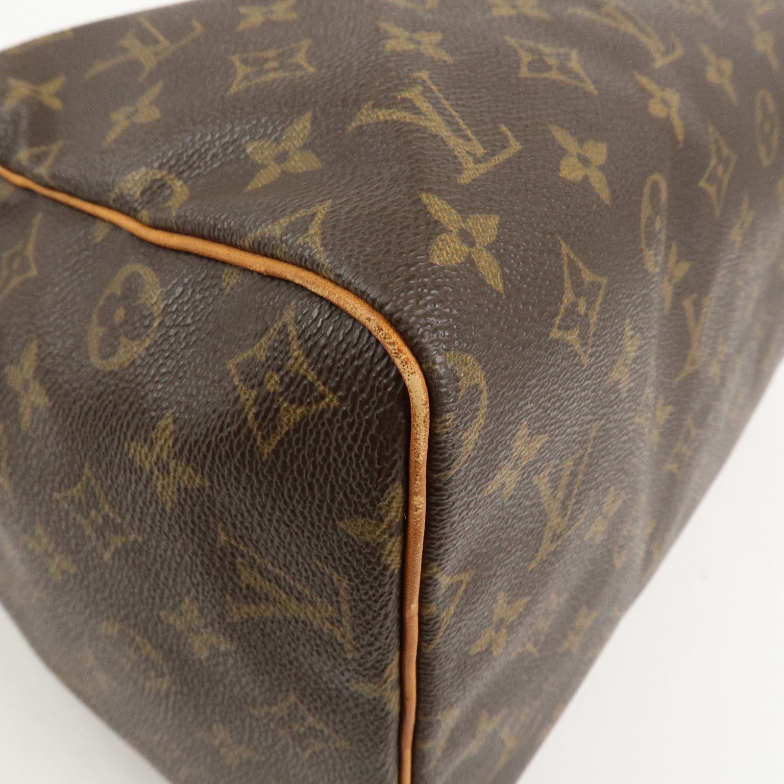 Louis Vuitton Monogram Speedy 40 Hand Bag Boston Bag Brown M41522