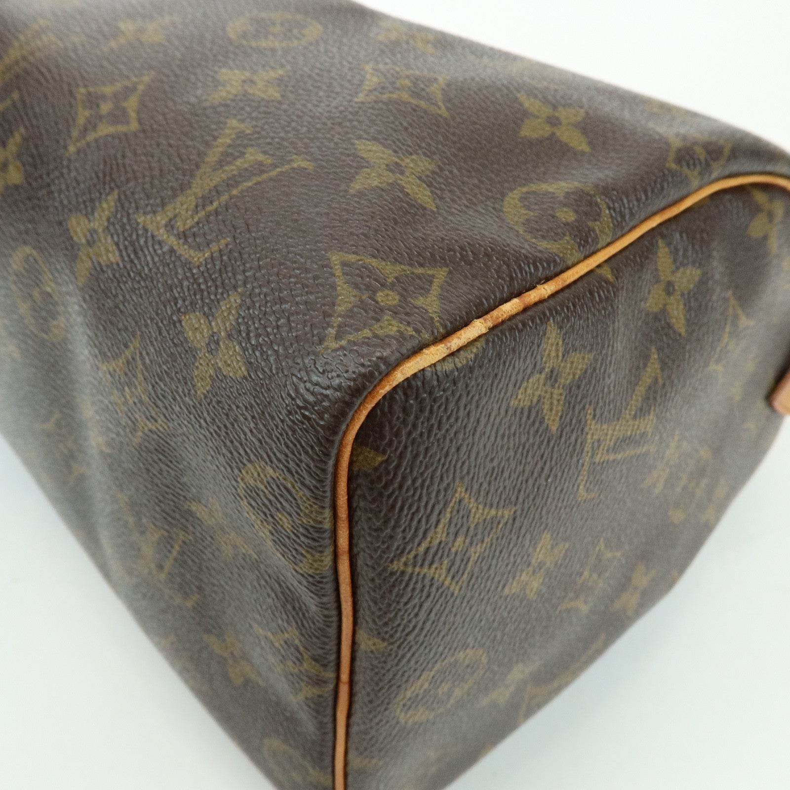 Louis Vuitton Monogram Speedy 25 Boston Bag Hand Bag Brown M41528