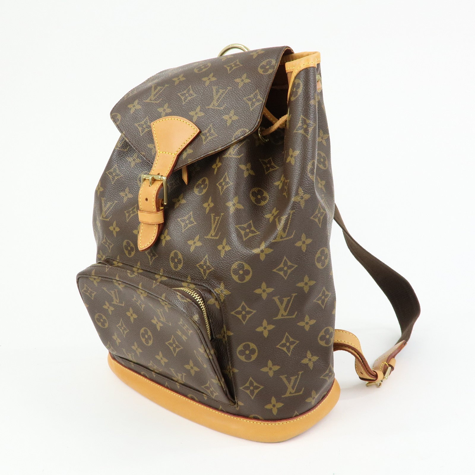 Louis Vuitton Monogram Montsouris GM Backpack Brown M51135
