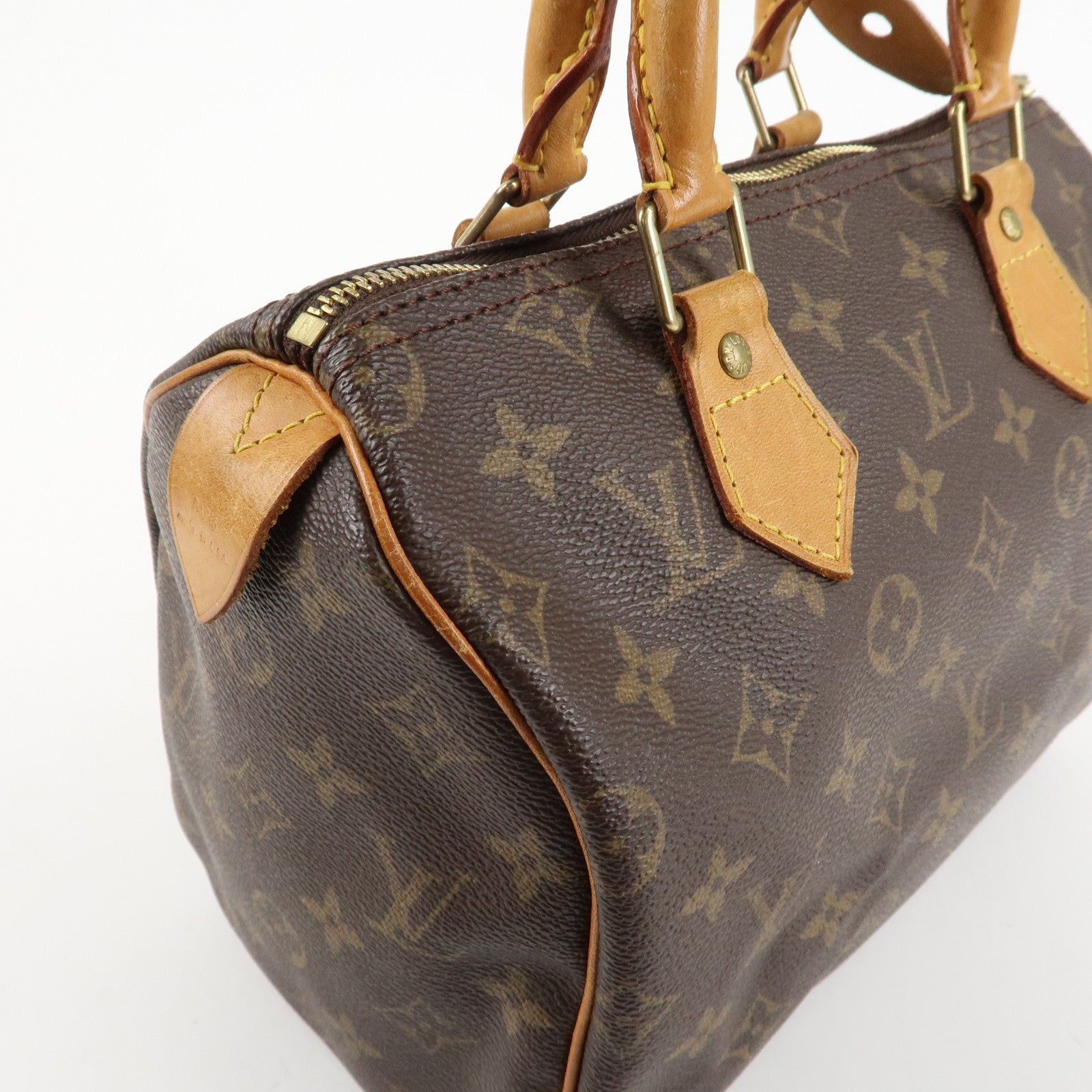Louis Vuitton Monogram Speedy 25 Hand Bag Boston Bag M41528 Used