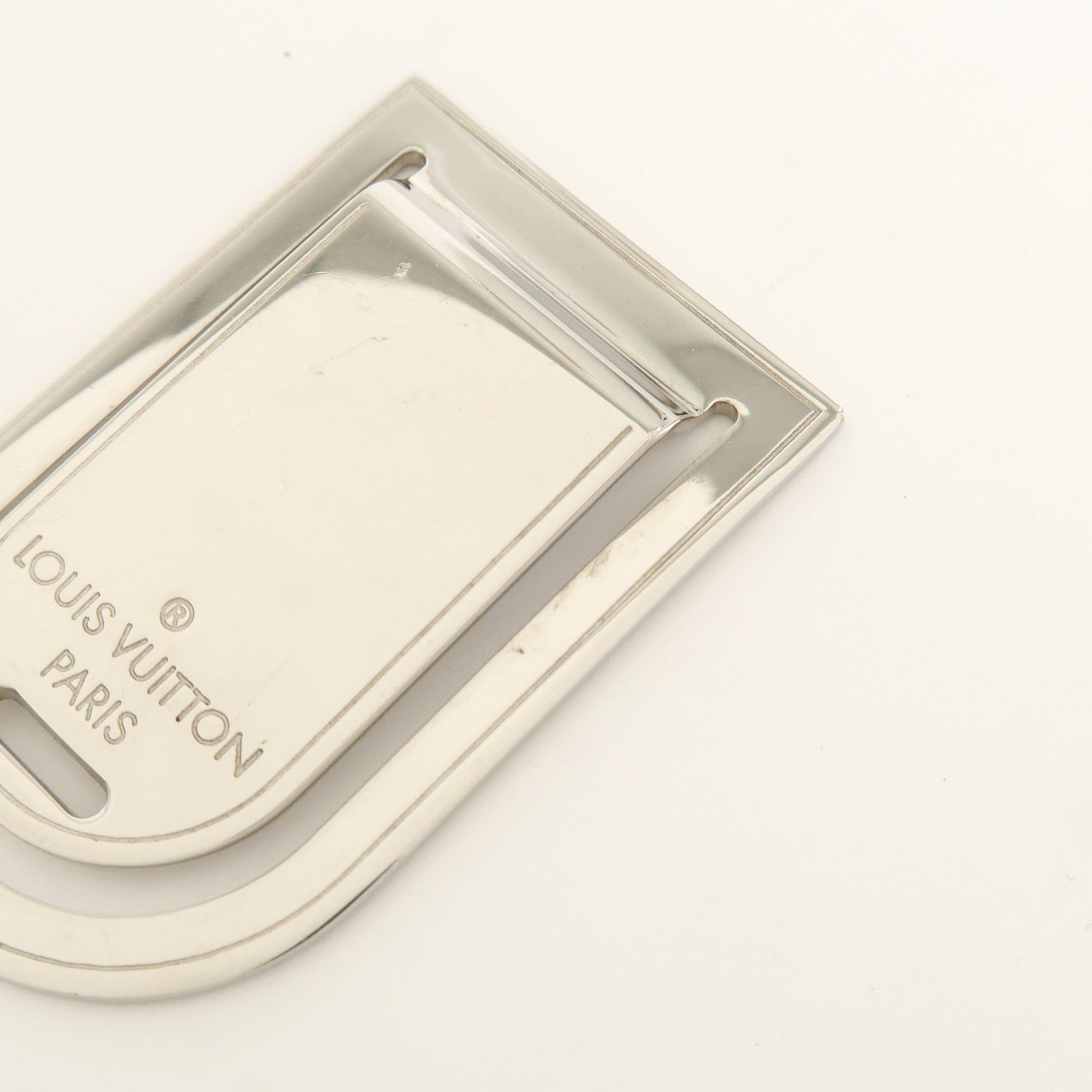 Louis Vuitton Pince a Billets Porte Adress Metal Money Clip M65067