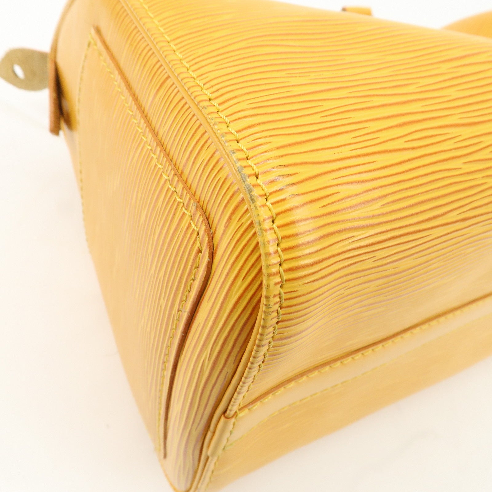 Louis Vuitton Epi Speedy 25 Boston Bag Hand Bag Yellow M43019