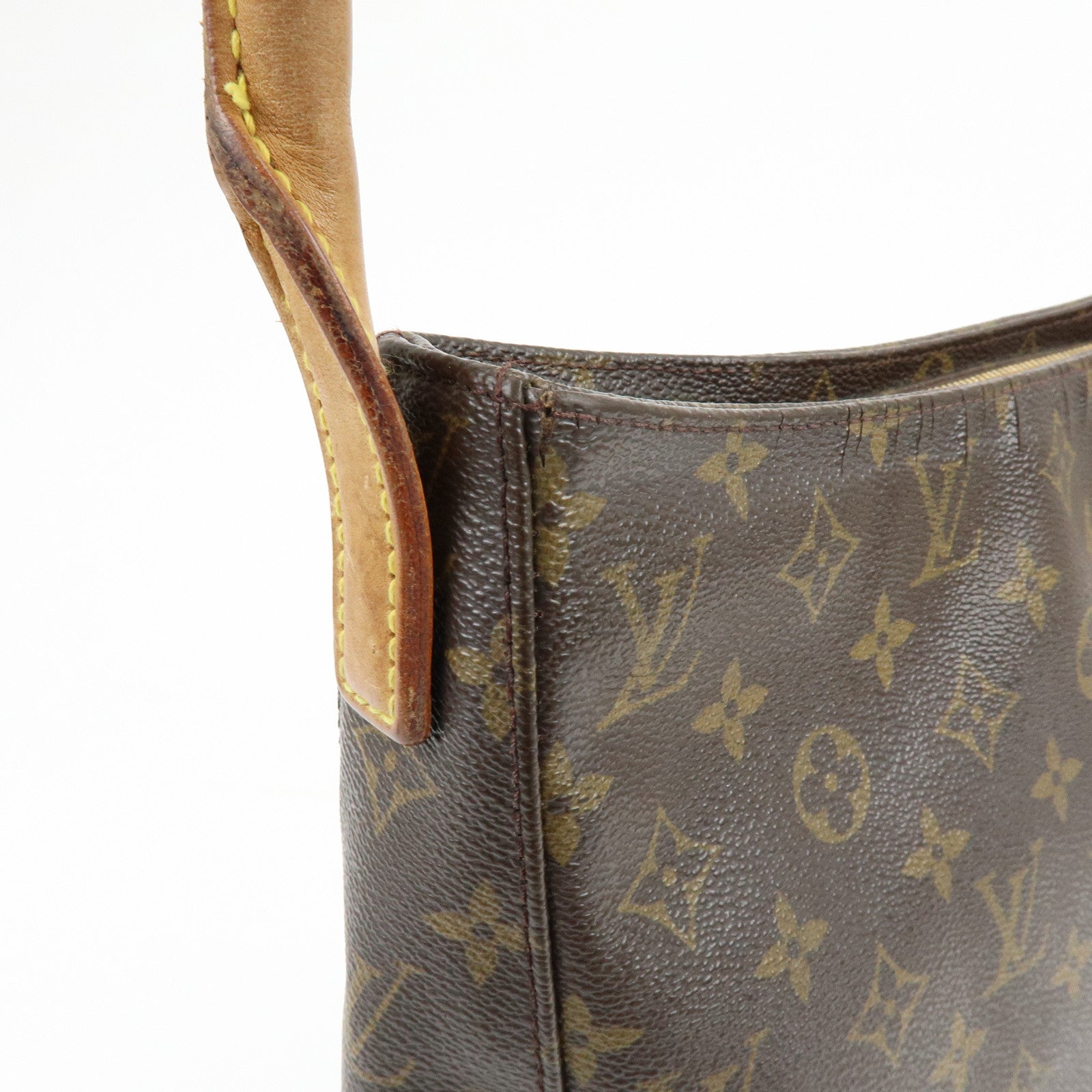 Louis Vuitton Monogram Looping GM Shoulder Bag Brown M51145