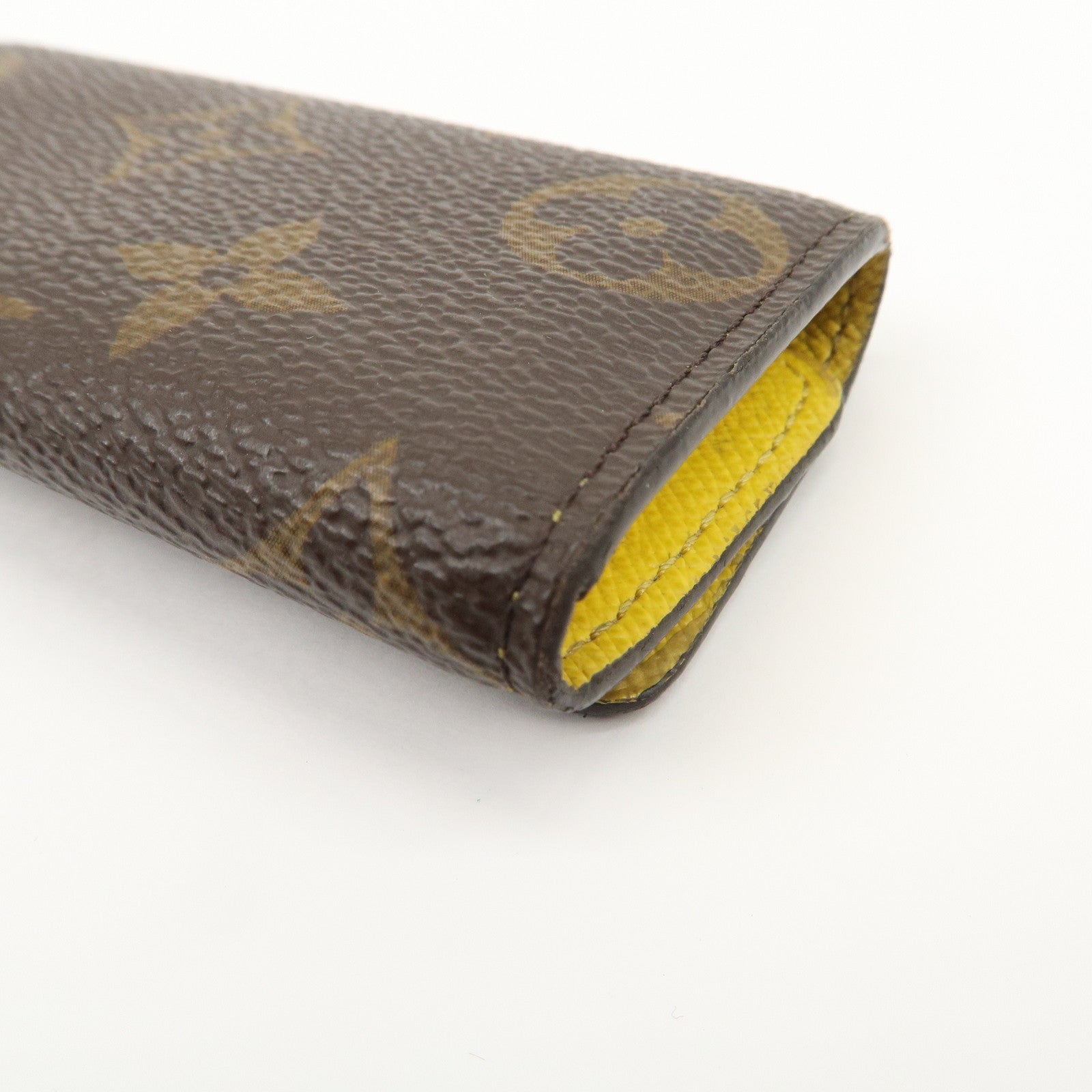 Louis Vuitton Monogram Multicles 4 Key Rings Key Case Jaune M81938