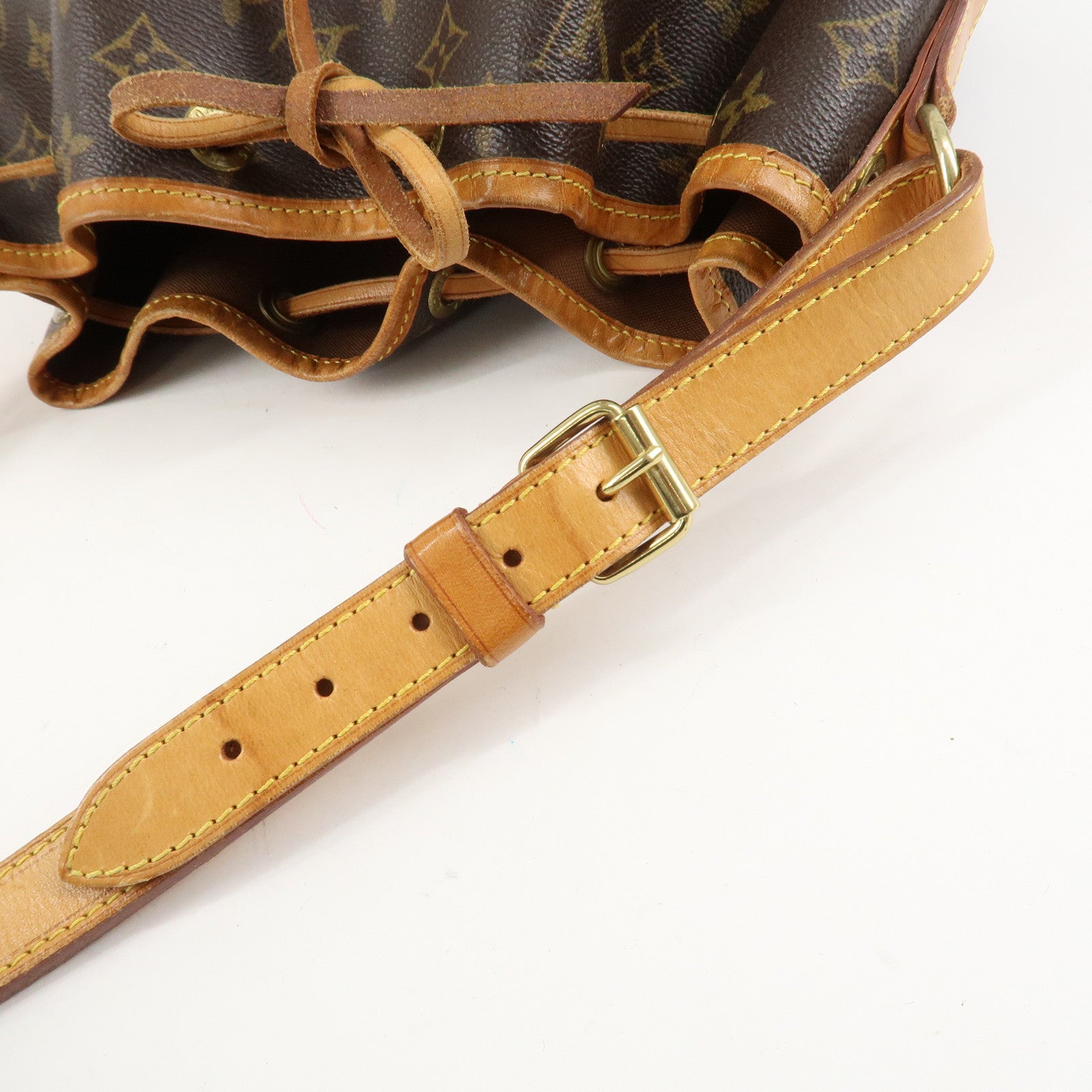 Louis Vuitton Monogram Petit Noe Shoulder Bag Brown M42226 Used