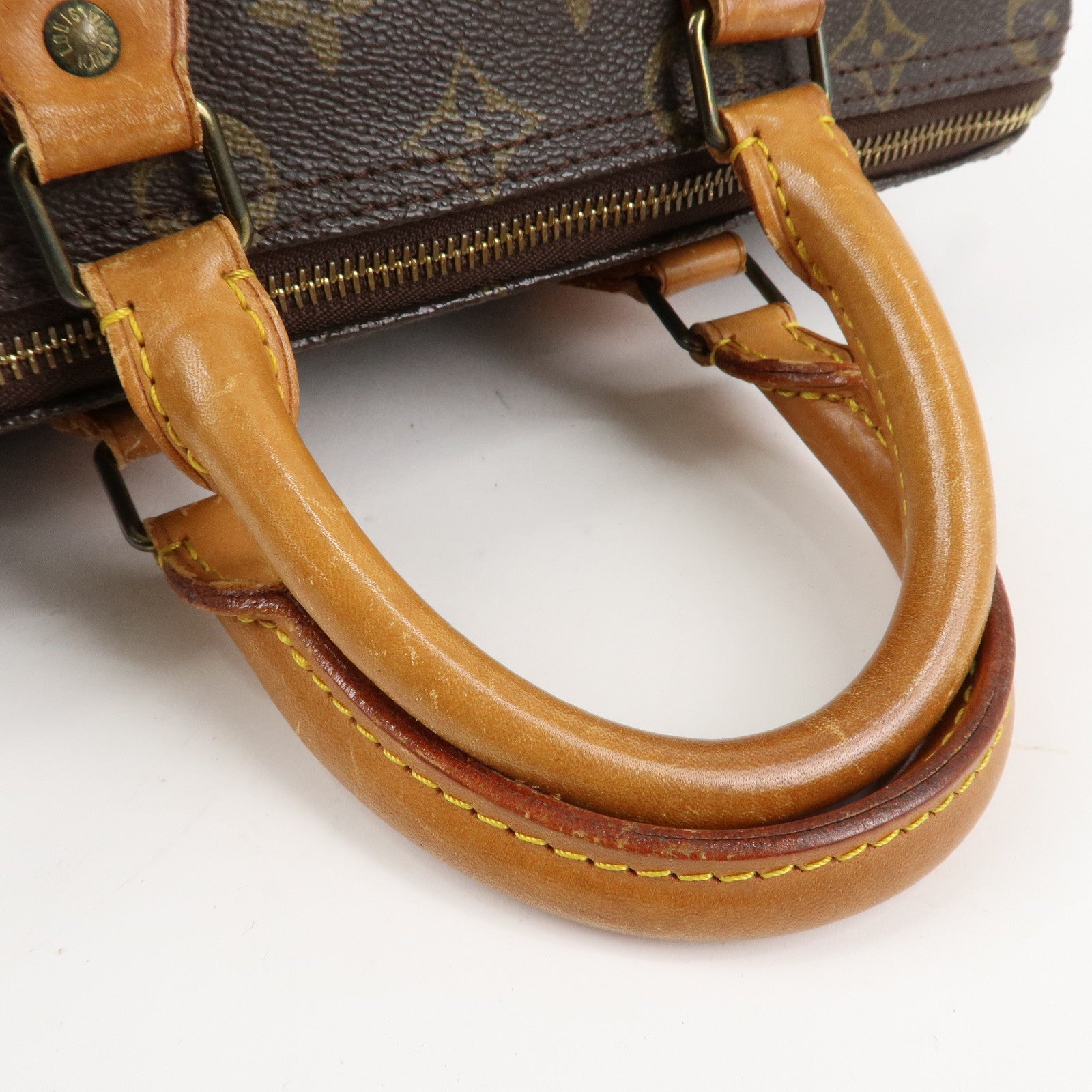Louis Vuitton Monogram Speedy 25 Hand Bag Boston Bag M41528 Used