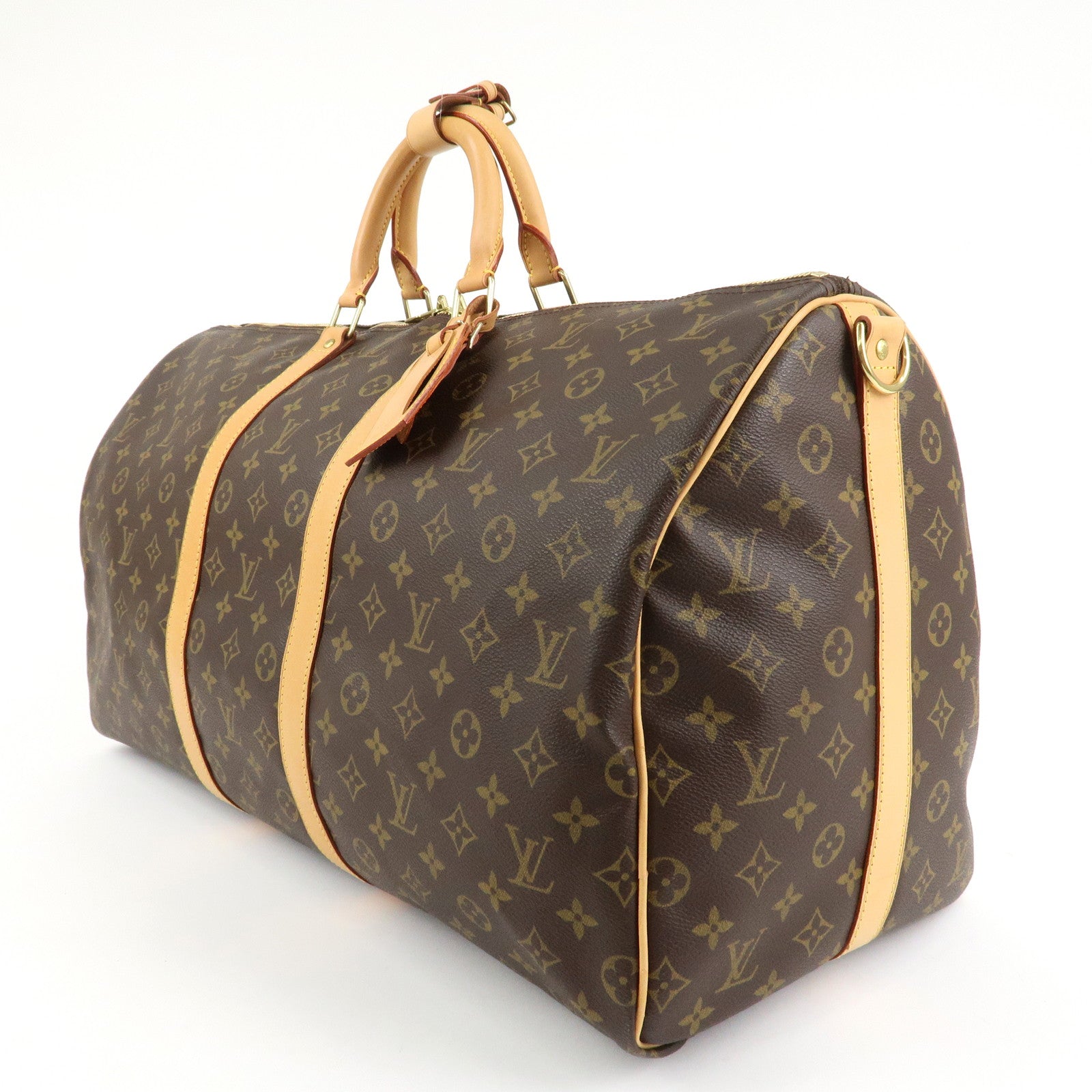 Louis Vuitton Monogram Keep All Bandouliere 55 Boston Bag M41414 Used