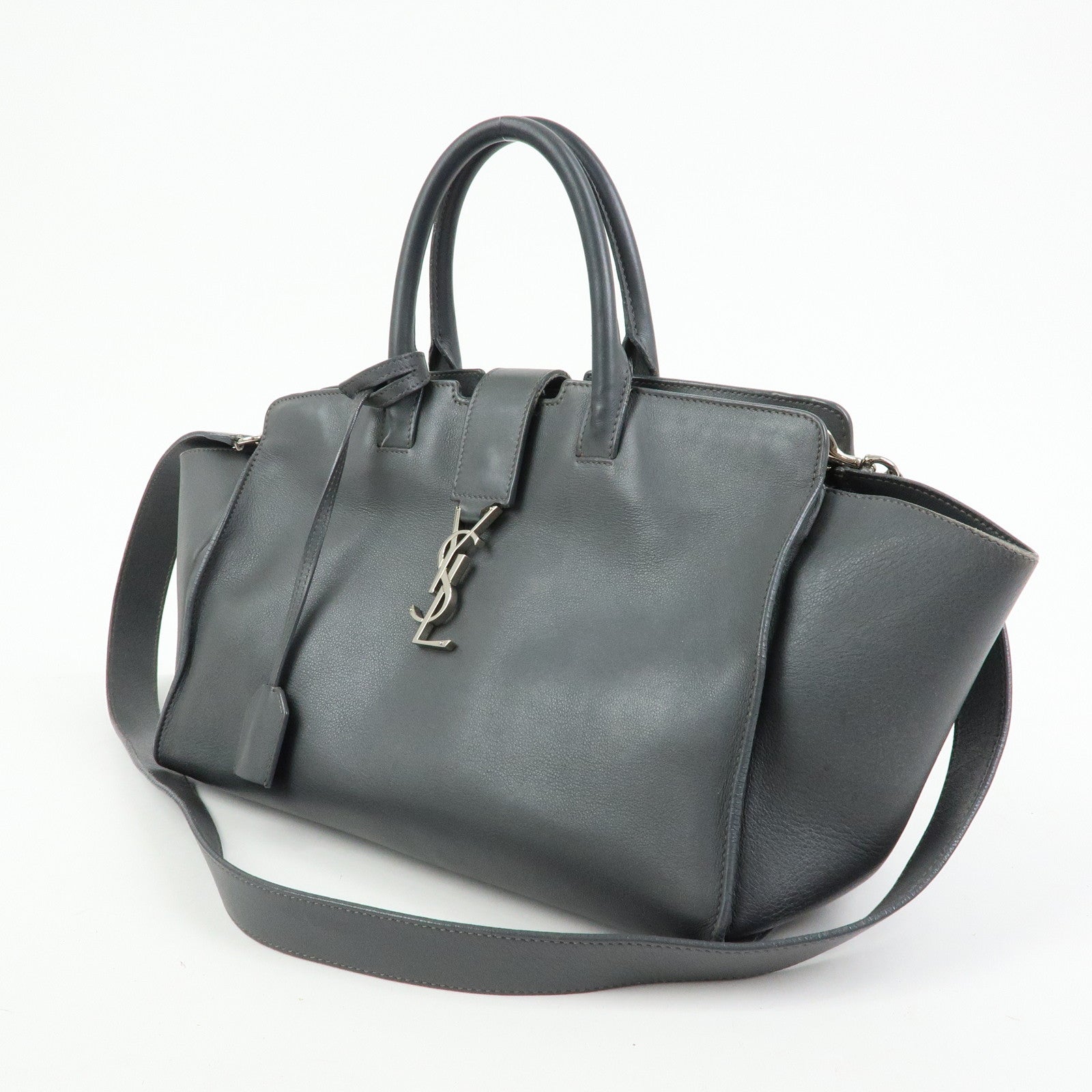 SAINT LAURENT PARIS Casandra Leather 2Way Hand Shoulder Bag 436832