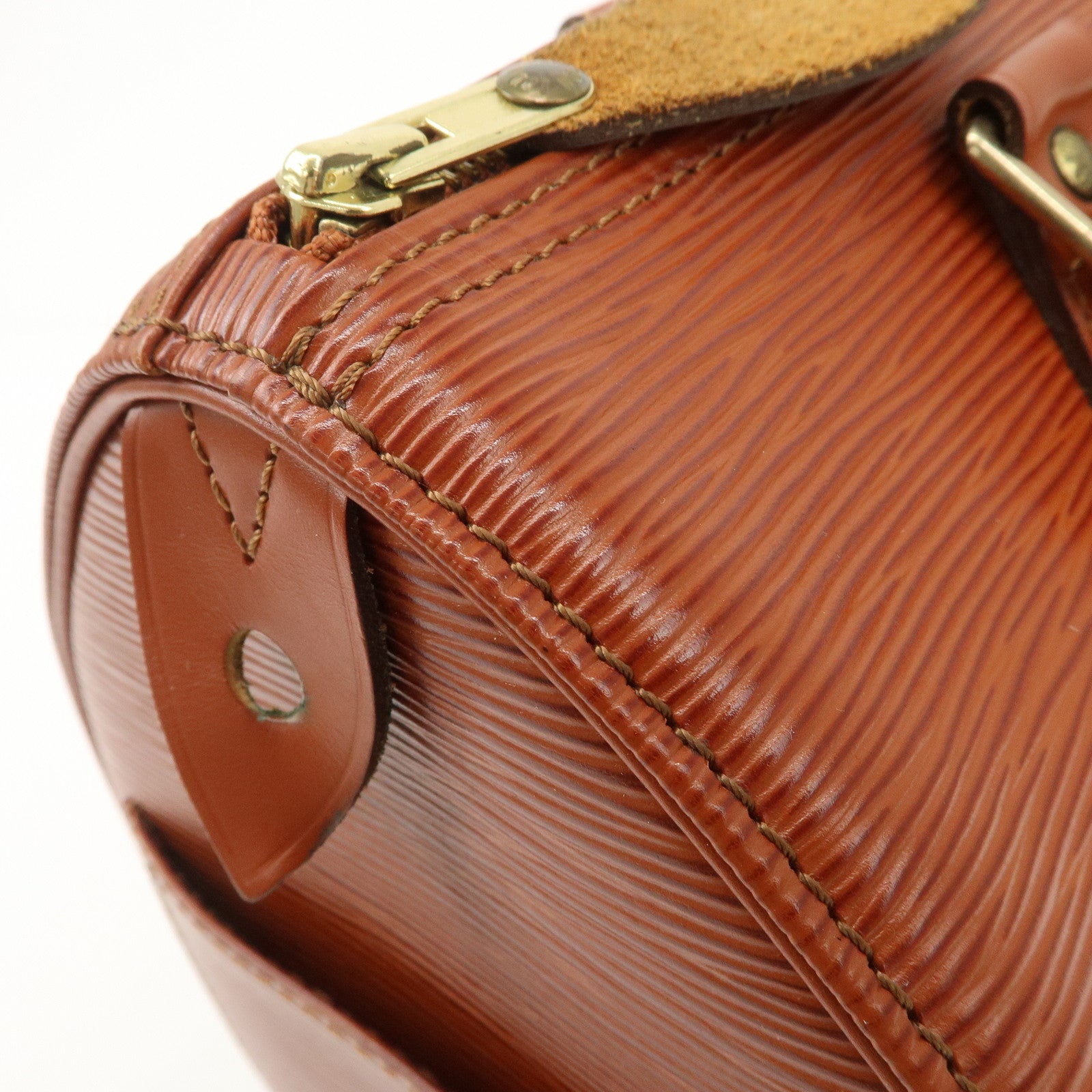 Louis Vuitton Epi Speedy 25 Hand Boston Bag Kenya Brown M43013 Used