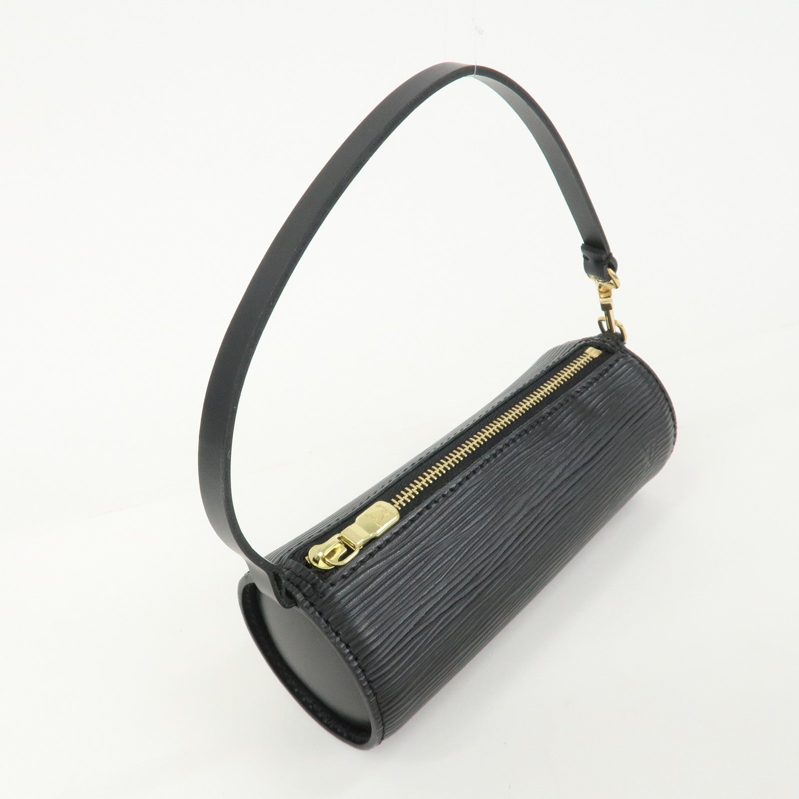 Louis Vuitton Epi Mini Pouch For Soufflot Hand Bag Noir