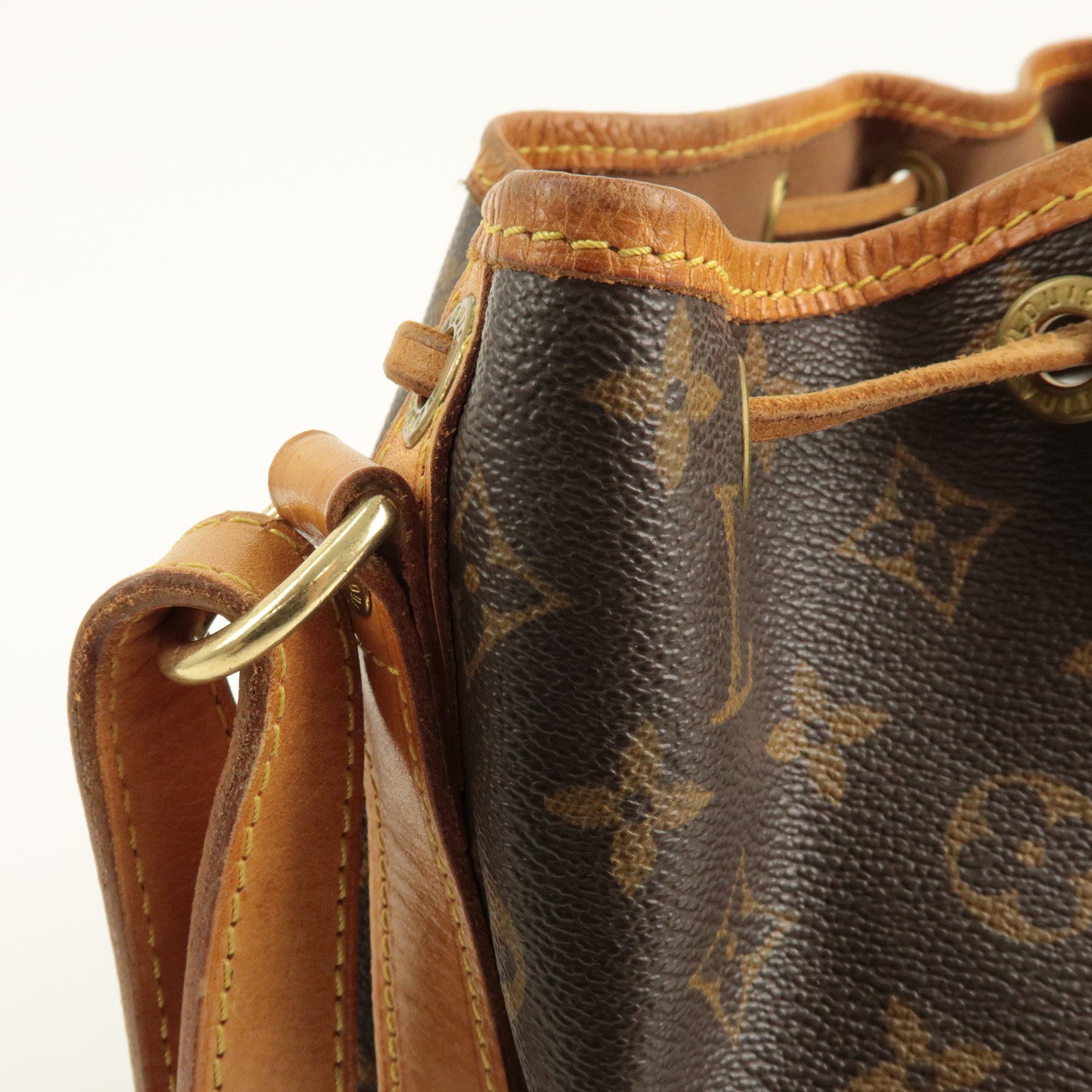 Louis Vuitton Monogram Petit Noe Shoulder Bag Brown M42226 Used