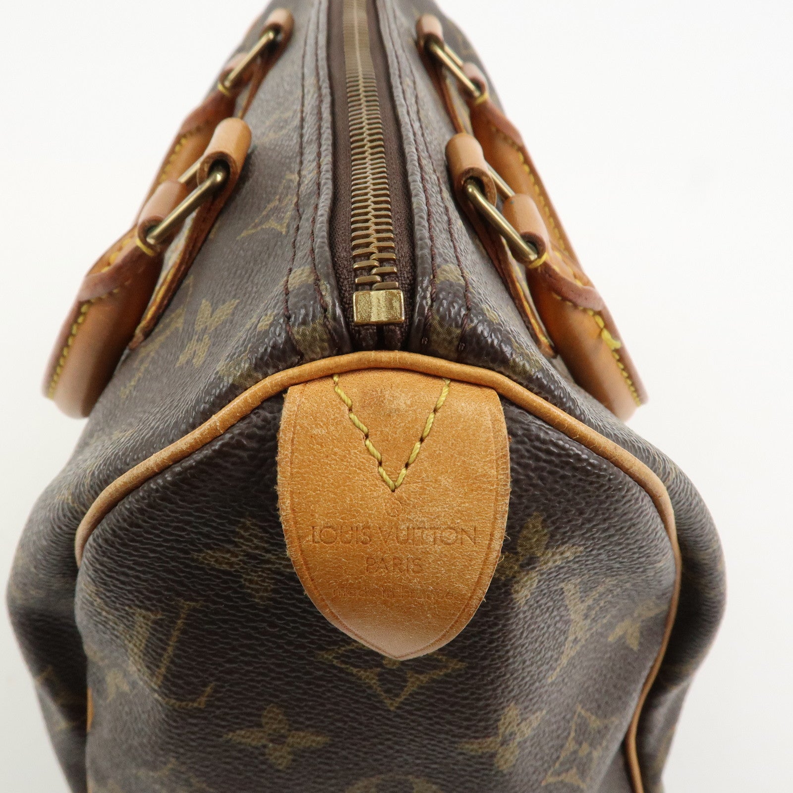 Louis Vuitton Monogram Speedy 25 Boston Bag Hand Bag Brown M41528