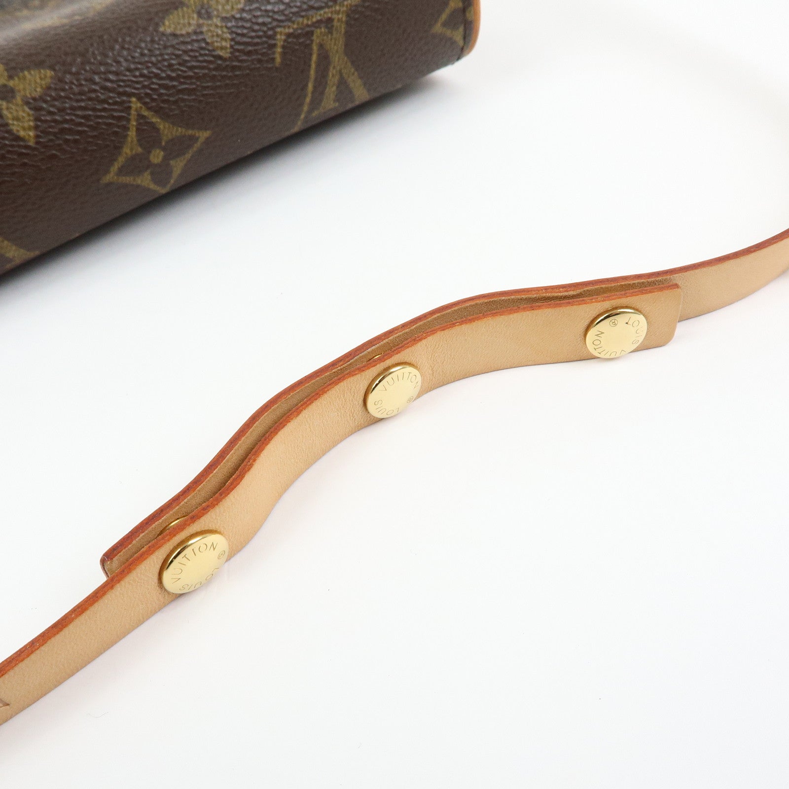 Louis Vuitton Monogram Pochette Florentine Waist Bag Belt M51855