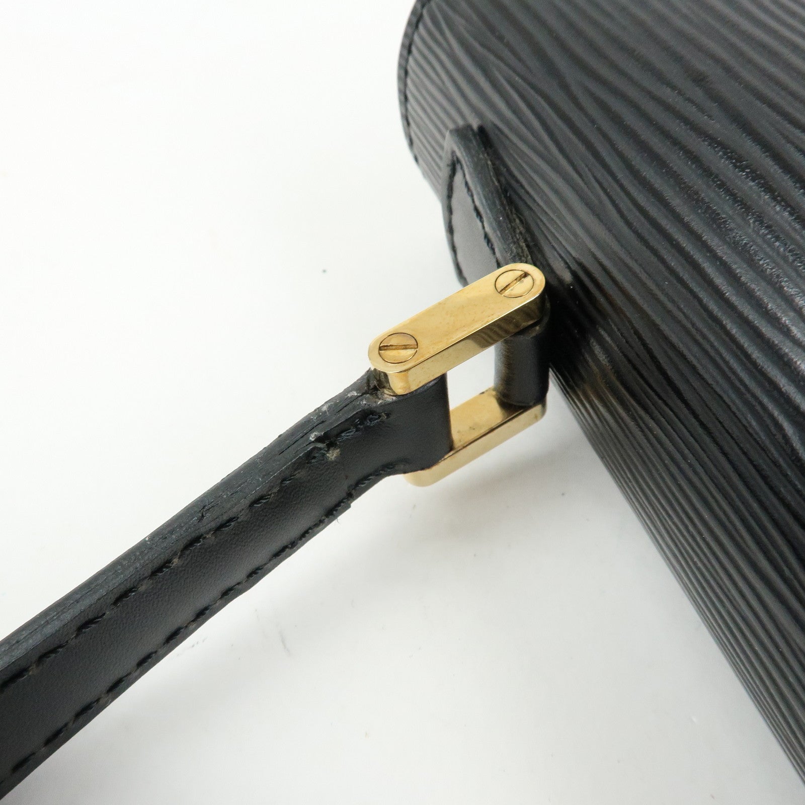 Louis Vuitton Epi Concorde Leather Hand Bag Noir Black M52132