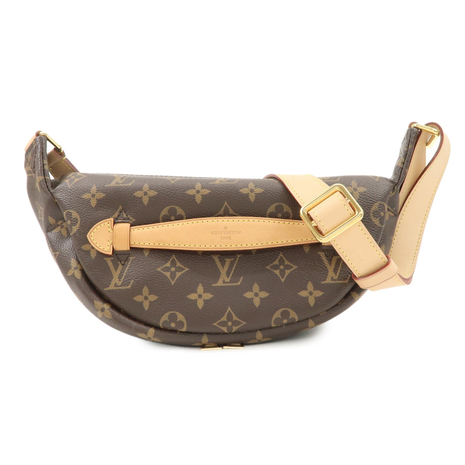 Louis Vuitton Monogram Bumbag Crossbody Bag Brown M43644 Used