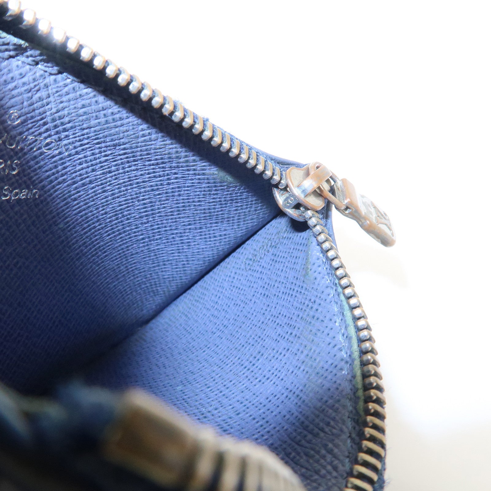 Louis Vuitton Monogram Mini Lin Set of 2 Coin Case M92238 M63805 Used