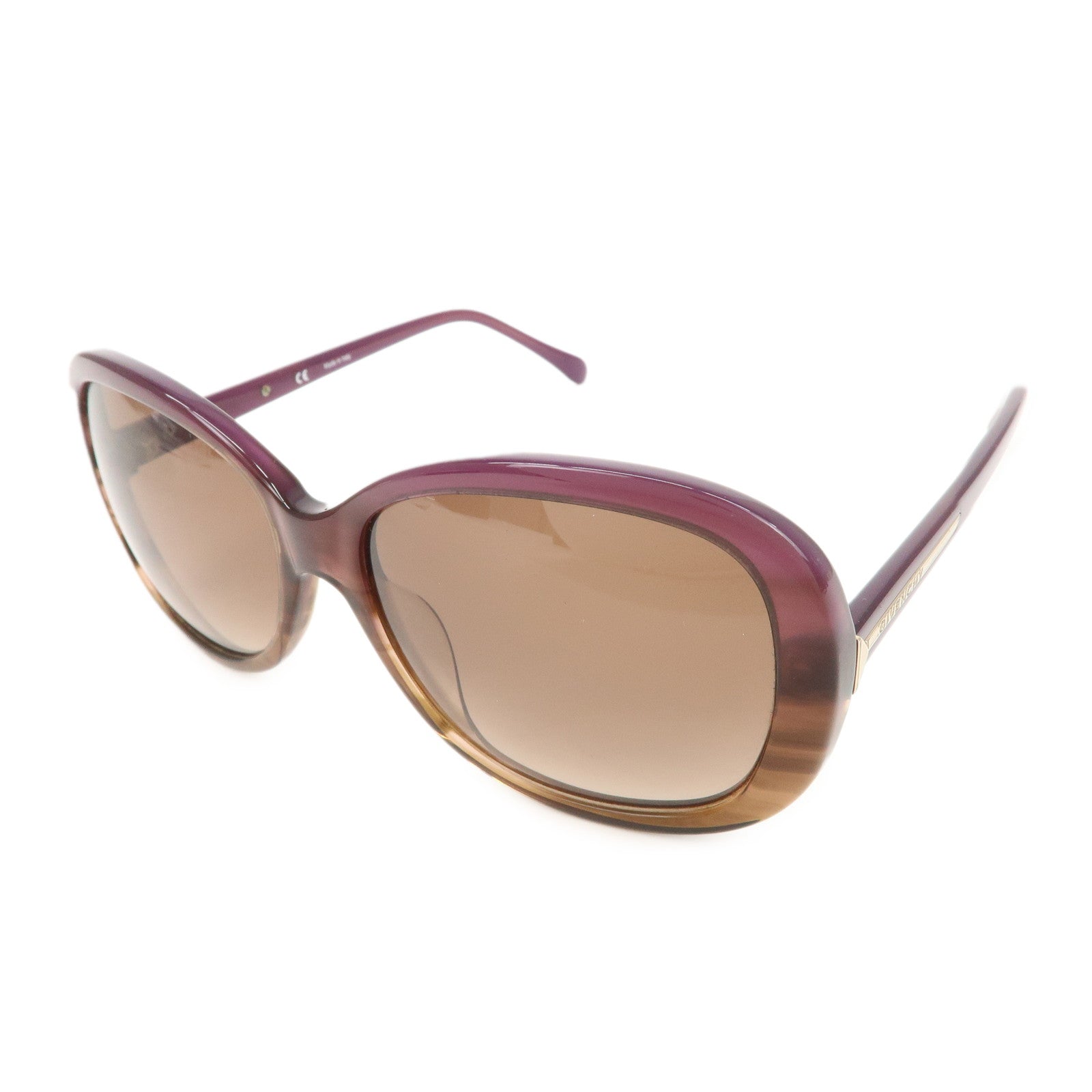 GIVENCHY Plastic Sunglasses Purple SGV842G 58□17 COL.0ACL 140