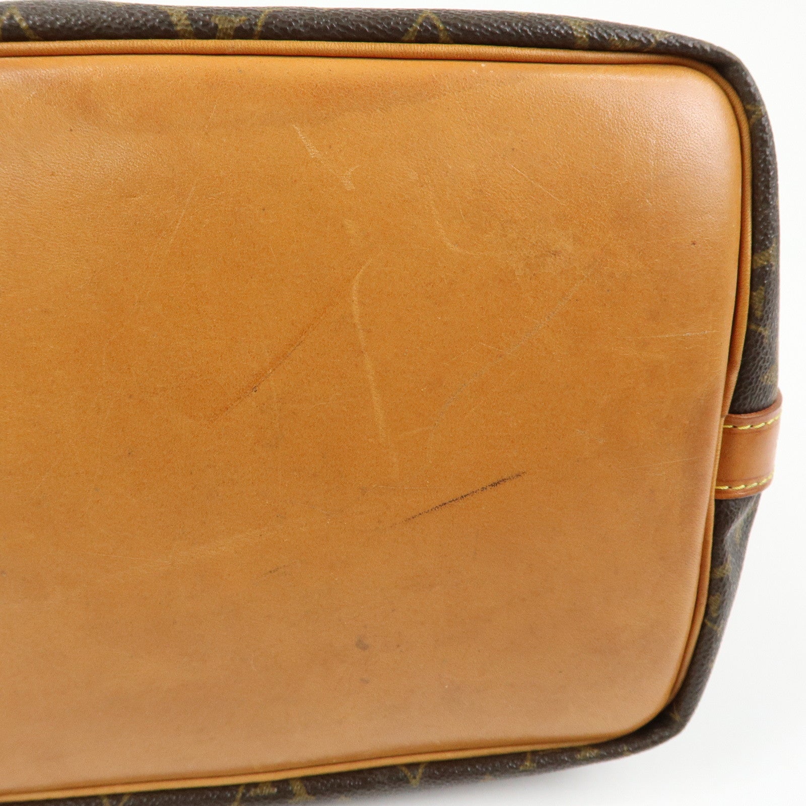 Louis Vuitton Monogram Petit Noe Shoulder Bag Brown M42226