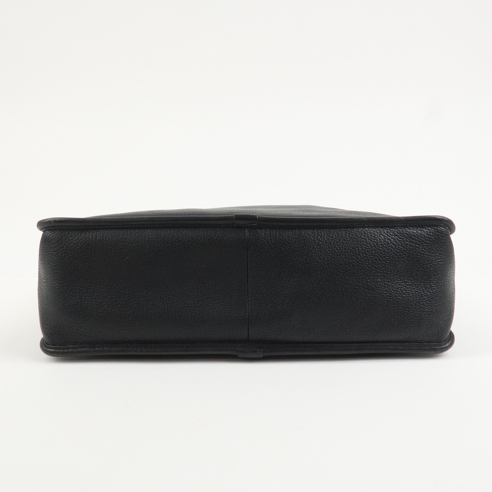 LOEWE Anagram Leather Shoulder Bag Crossbody Bag Black