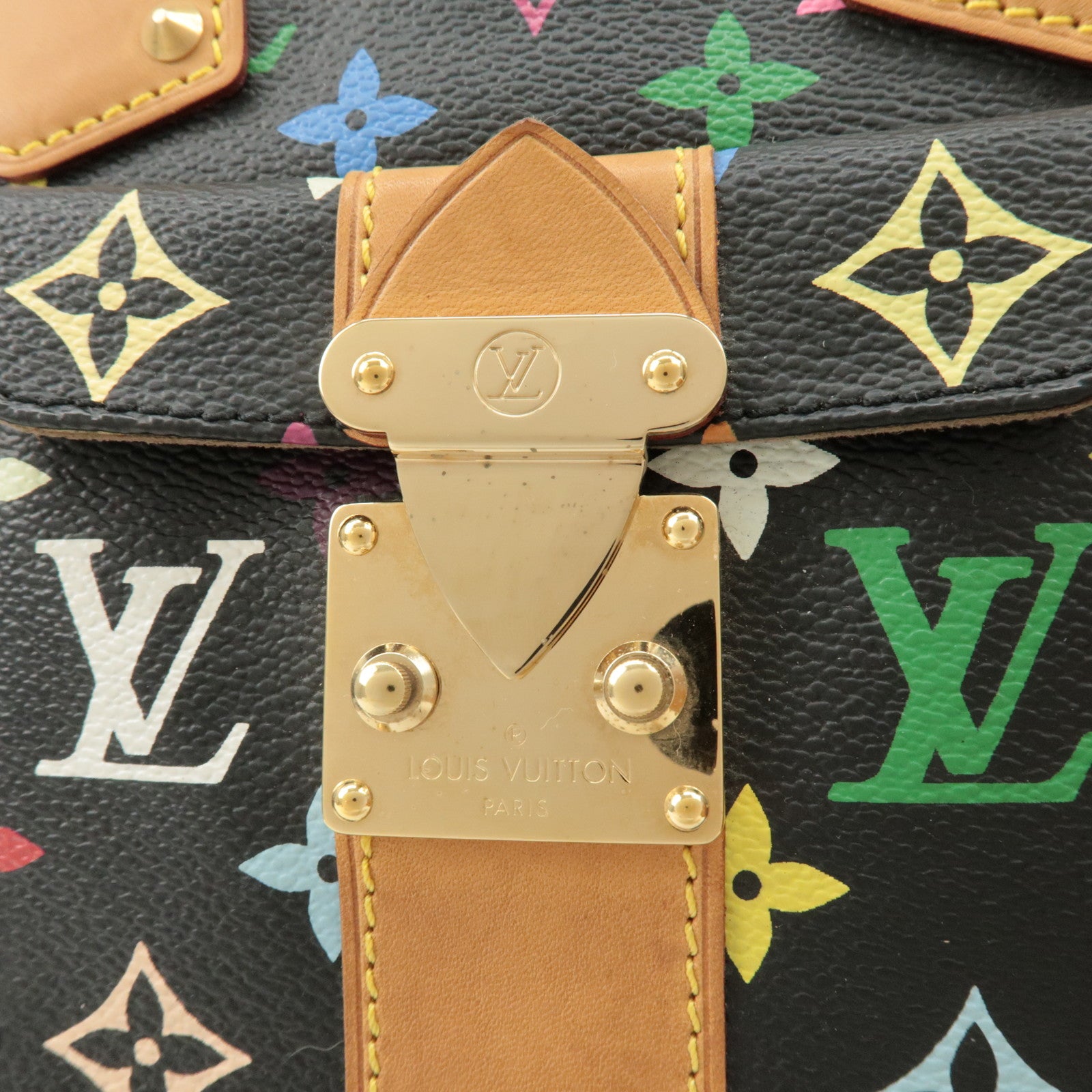 Louis Vuitton Monogram Multicolor Speedy 30 Hand Bag M92642 Used