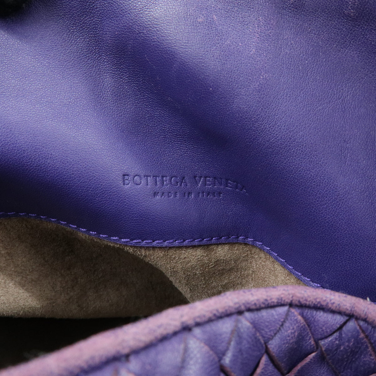 BOTTEGA VENETA Intrecciato Nappa Leather Tote Bag Purple 222322