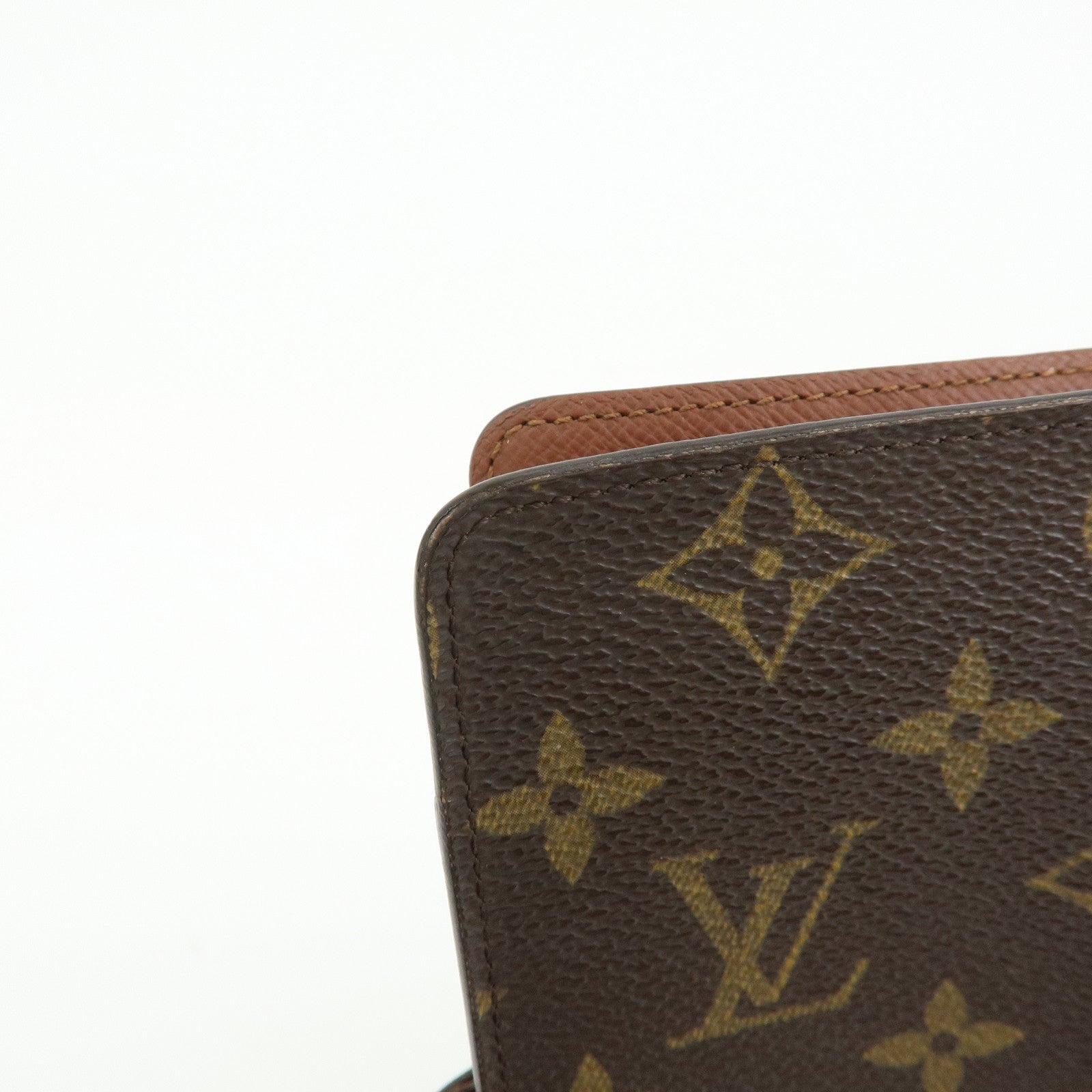Louis Vuitton Monogram Agenda MM Planner Cover Brown R20105