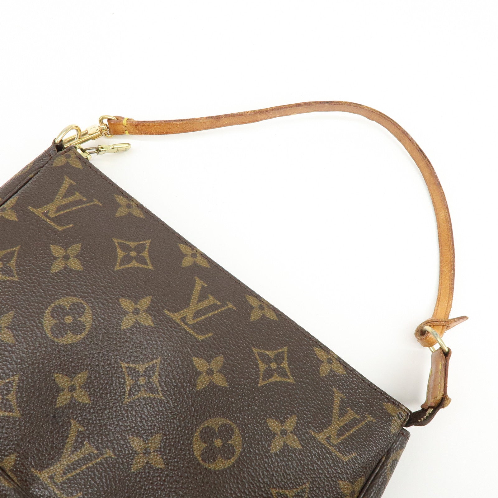 Louis Vuitton Monogram Pochette Accessoires Pouch Hand Bag M51980