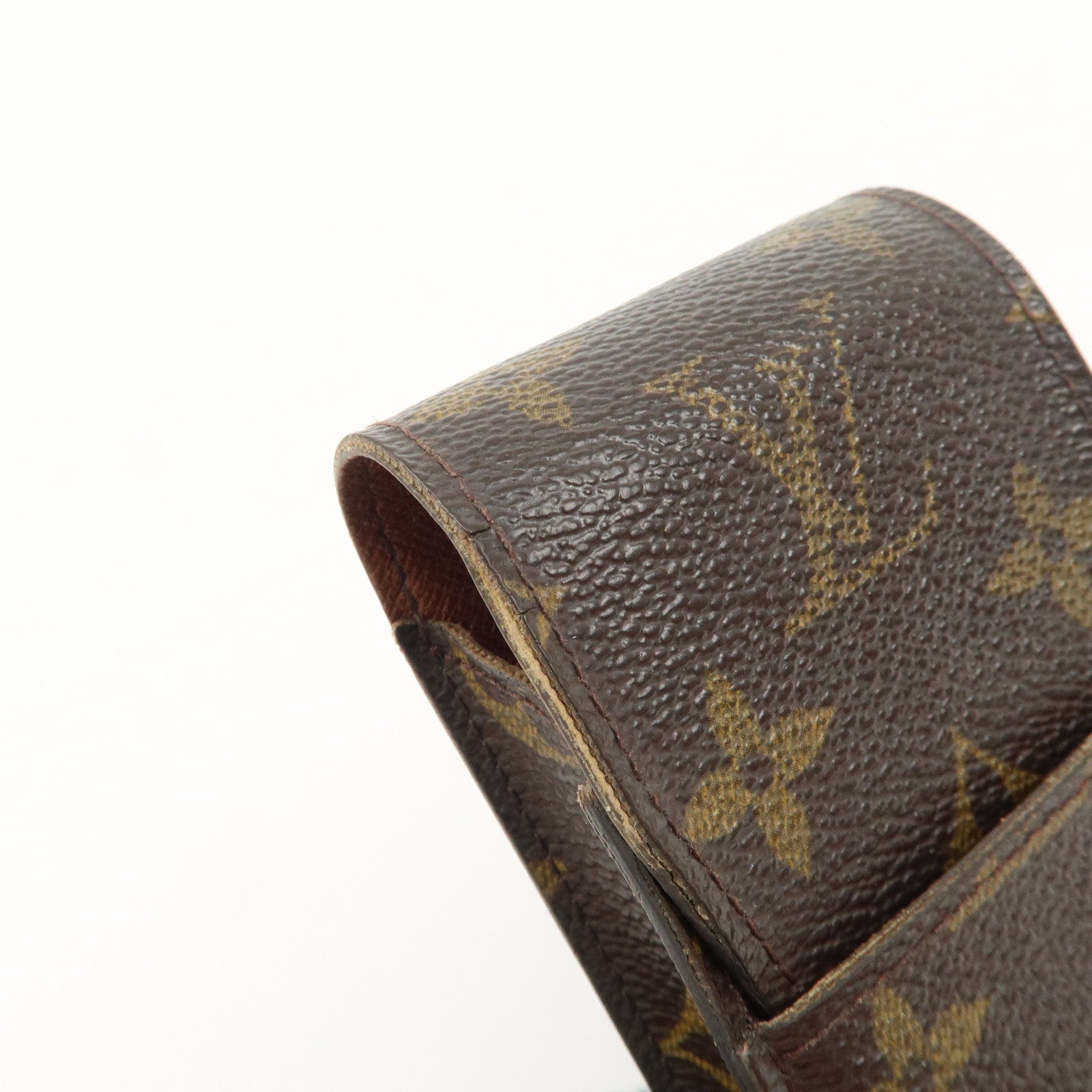 Louis Vuitton Monogram Set Of 3 Etui Cigarette Case Pen Case M63024 M62990 Used