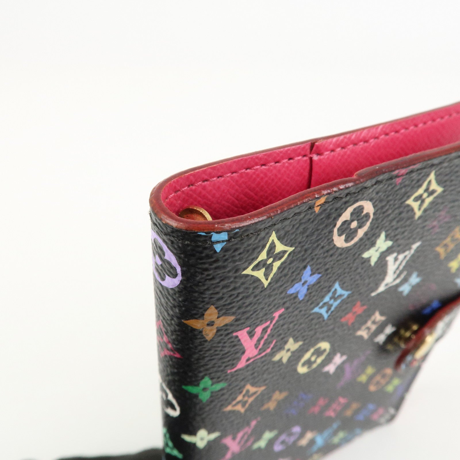 Louis Vuitton Monogram Multicolor Canvas Leather Agenda PM R21076