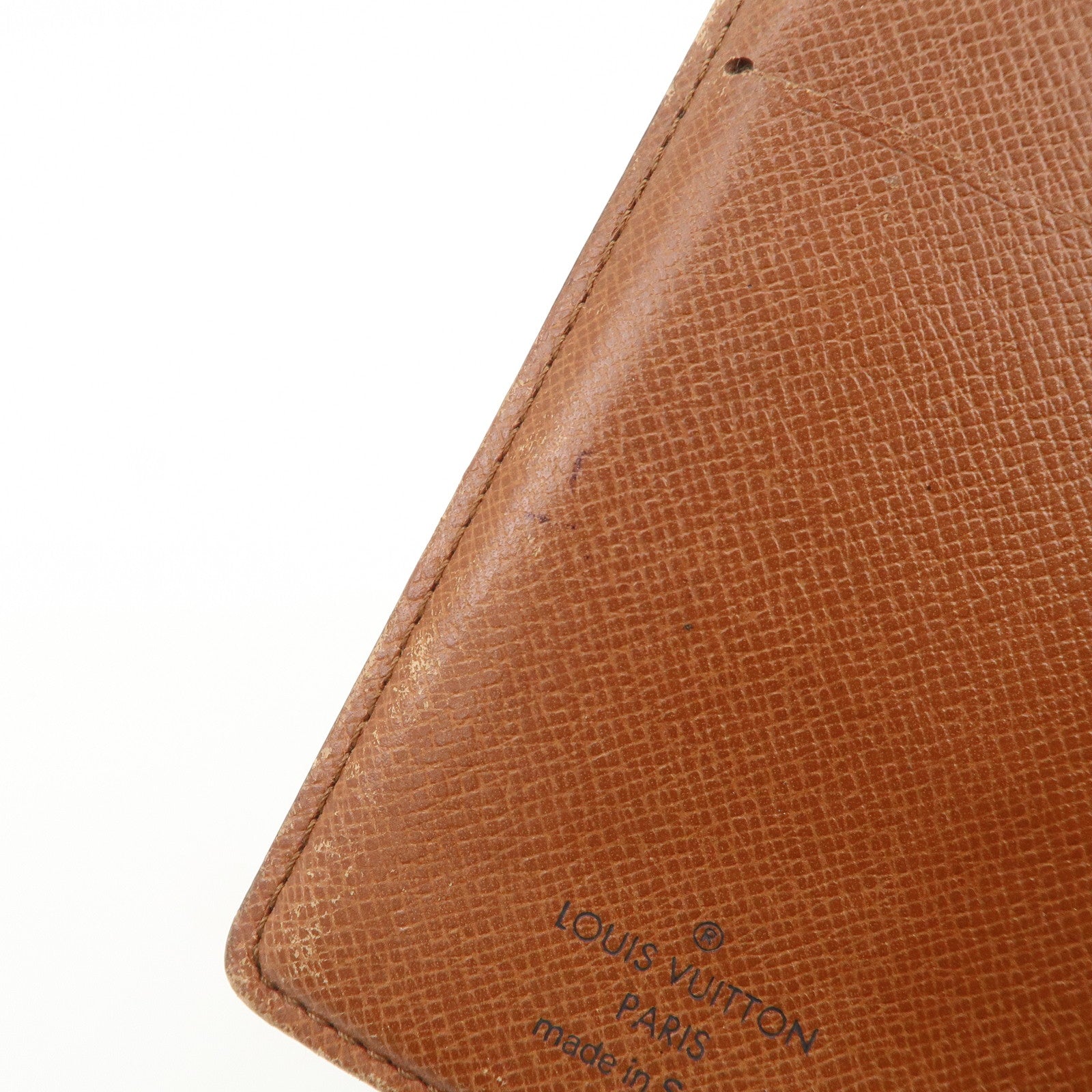 Louis Vuitton Monogram Agenda PM Planner Cover Brown R20005