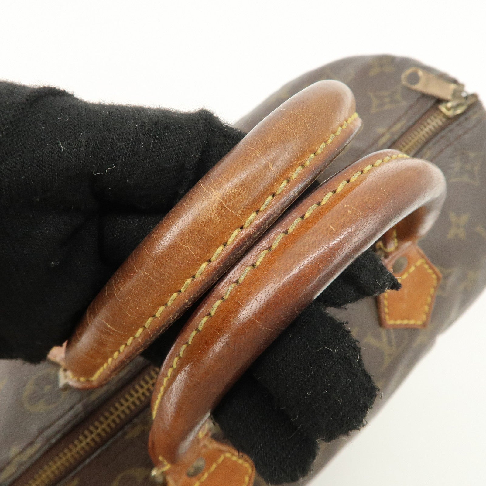 Louis Vuitton Monogram Speedy 30 Hand Bag Boston Bag M41526 Used