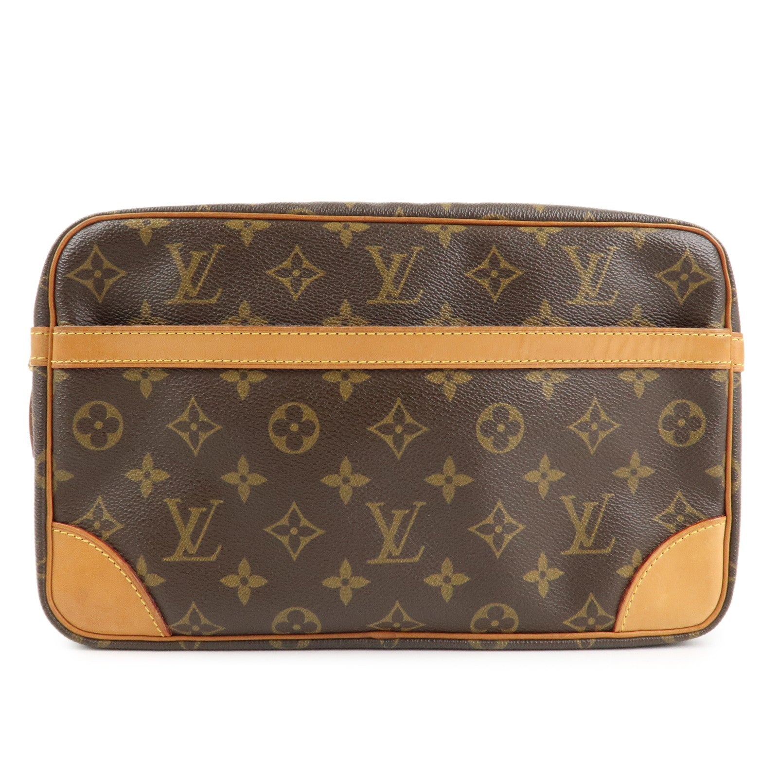 Louis Vuitton Monogram Compiegne 28 Pouch Clutch Bag M51845 Used