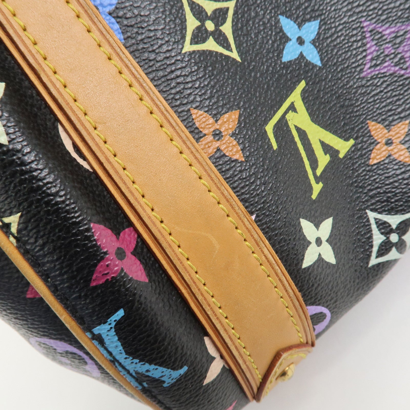 Louis Vuitton Monogram Multicolor Priscilla Hand Bag Noir M40097