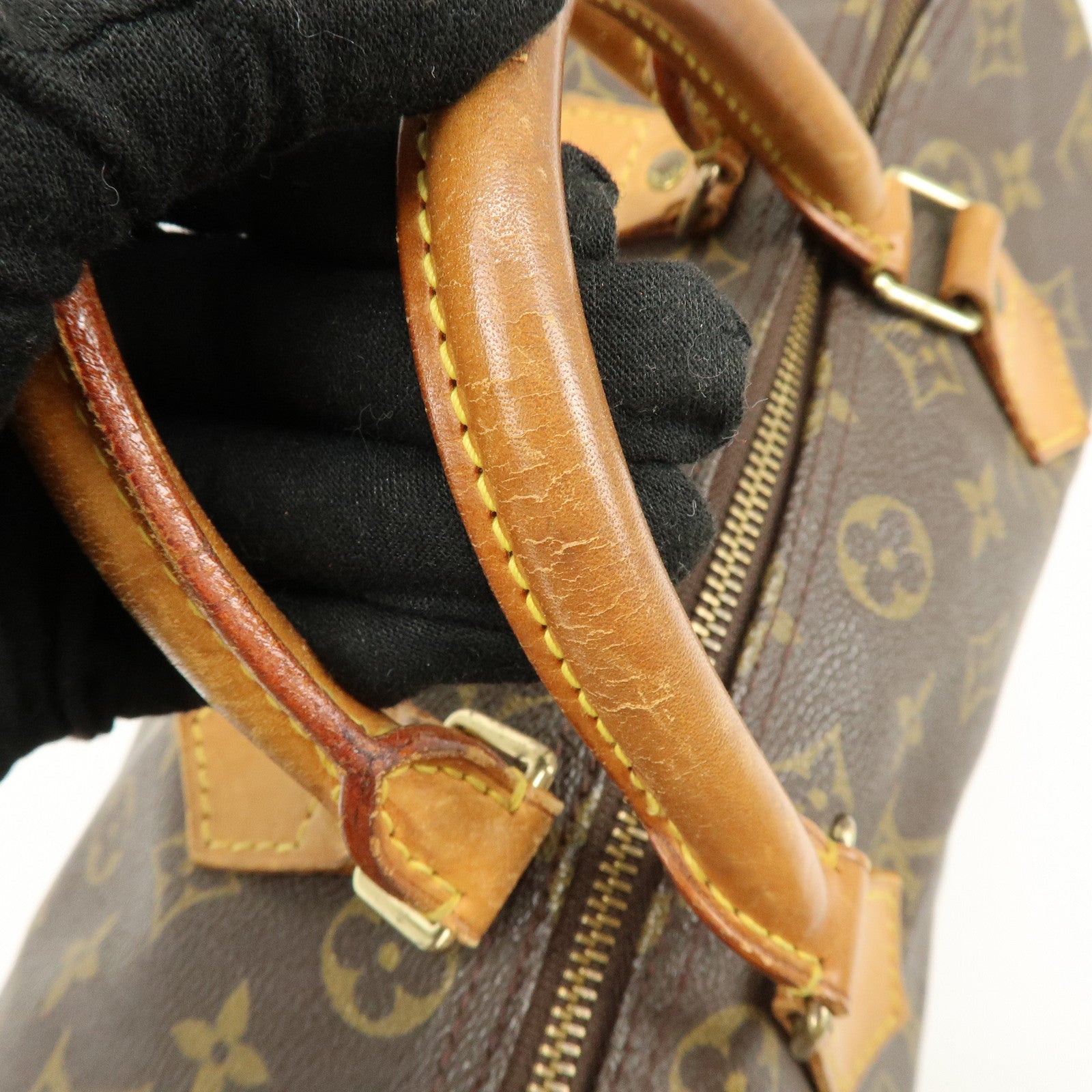 Louis Vuitton Monogram Speedy 30 Boston Bag Hand Bag Brown M41526