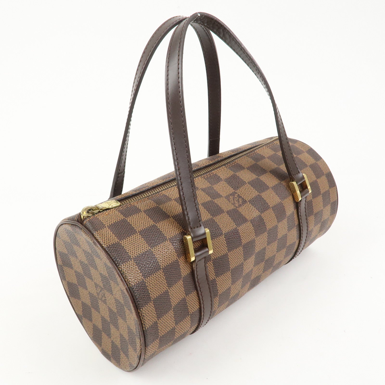 Louis Vuitton Damier Ebene Papillon 26 Hand Bag Brown N51304