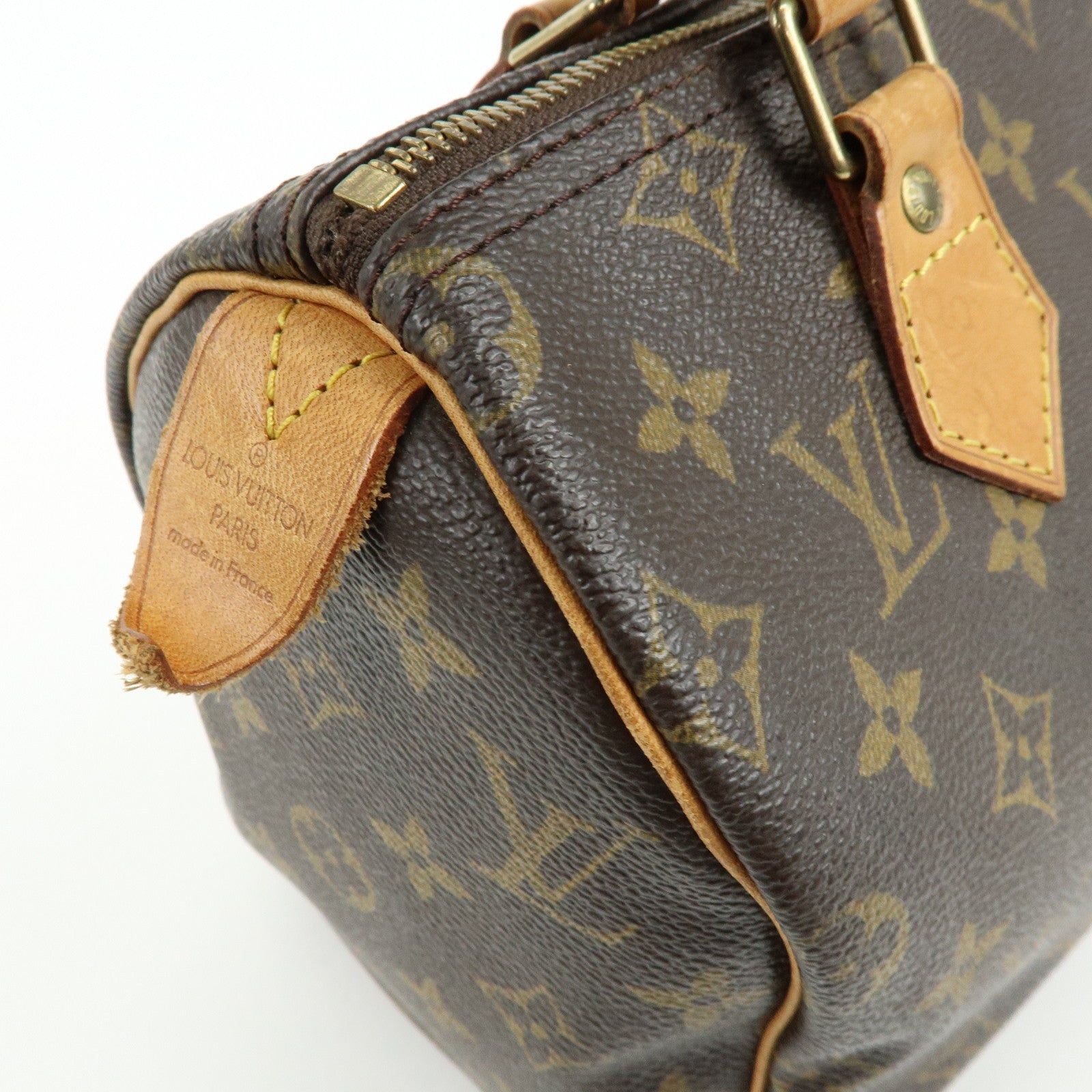 Louis Vuitton Monogram Speedy 25 Boston Bag Hand Bag Brown M41528