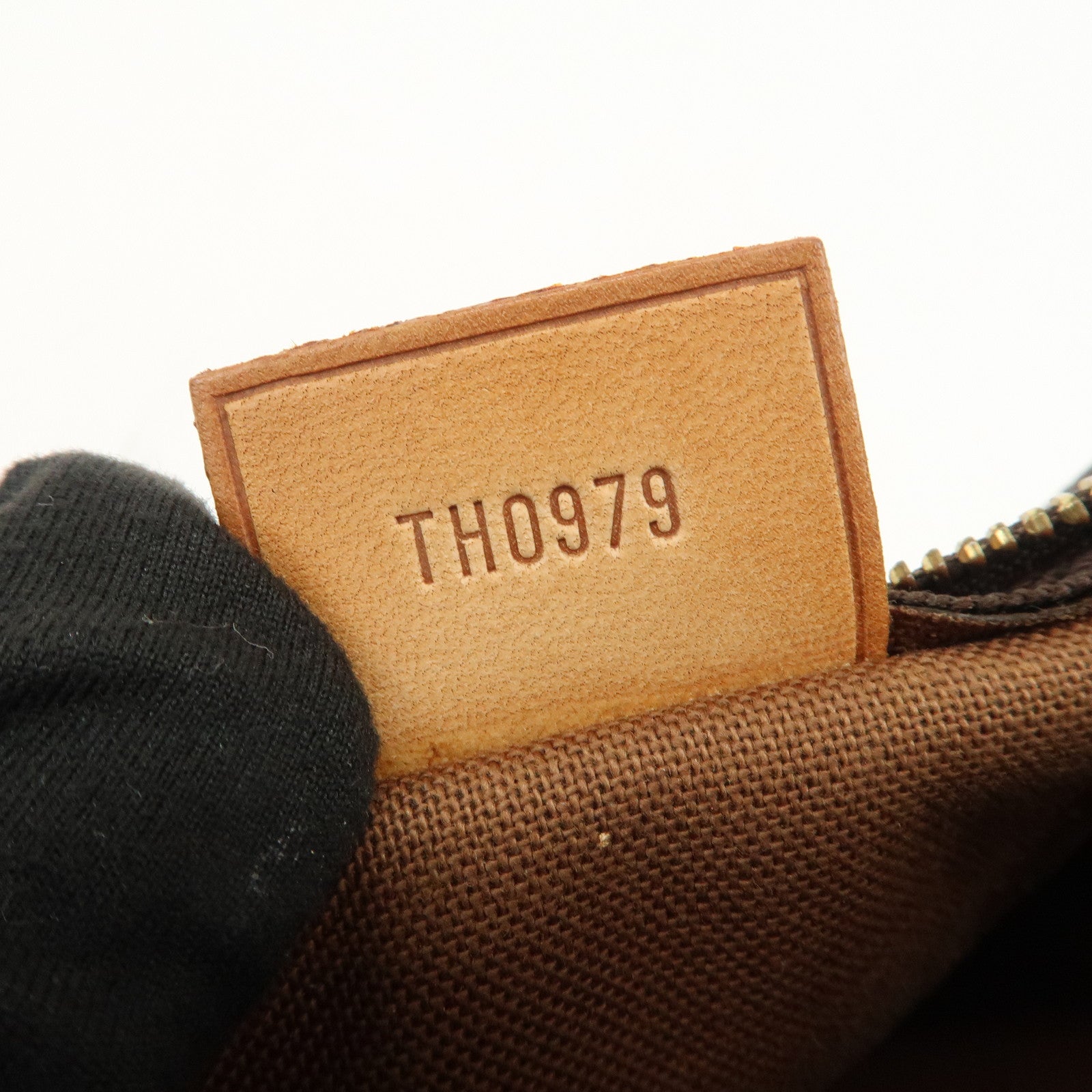 Louis Vuitton Monogram Mini Speedy Hand Bag & Strap Brown M41534